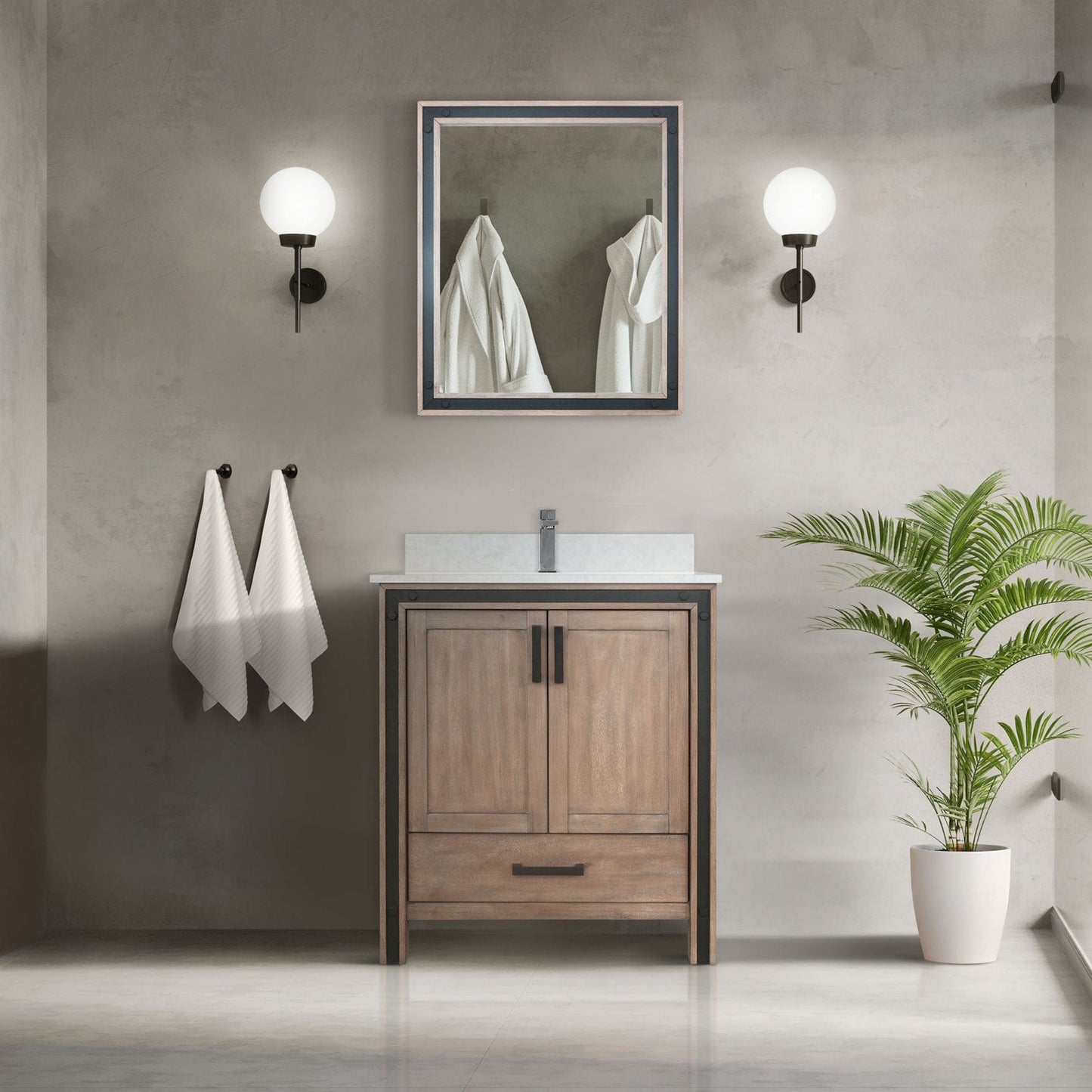 Bell + Modern Bathroom Vanity Augustine 30" x 22" Single Bath Vanity