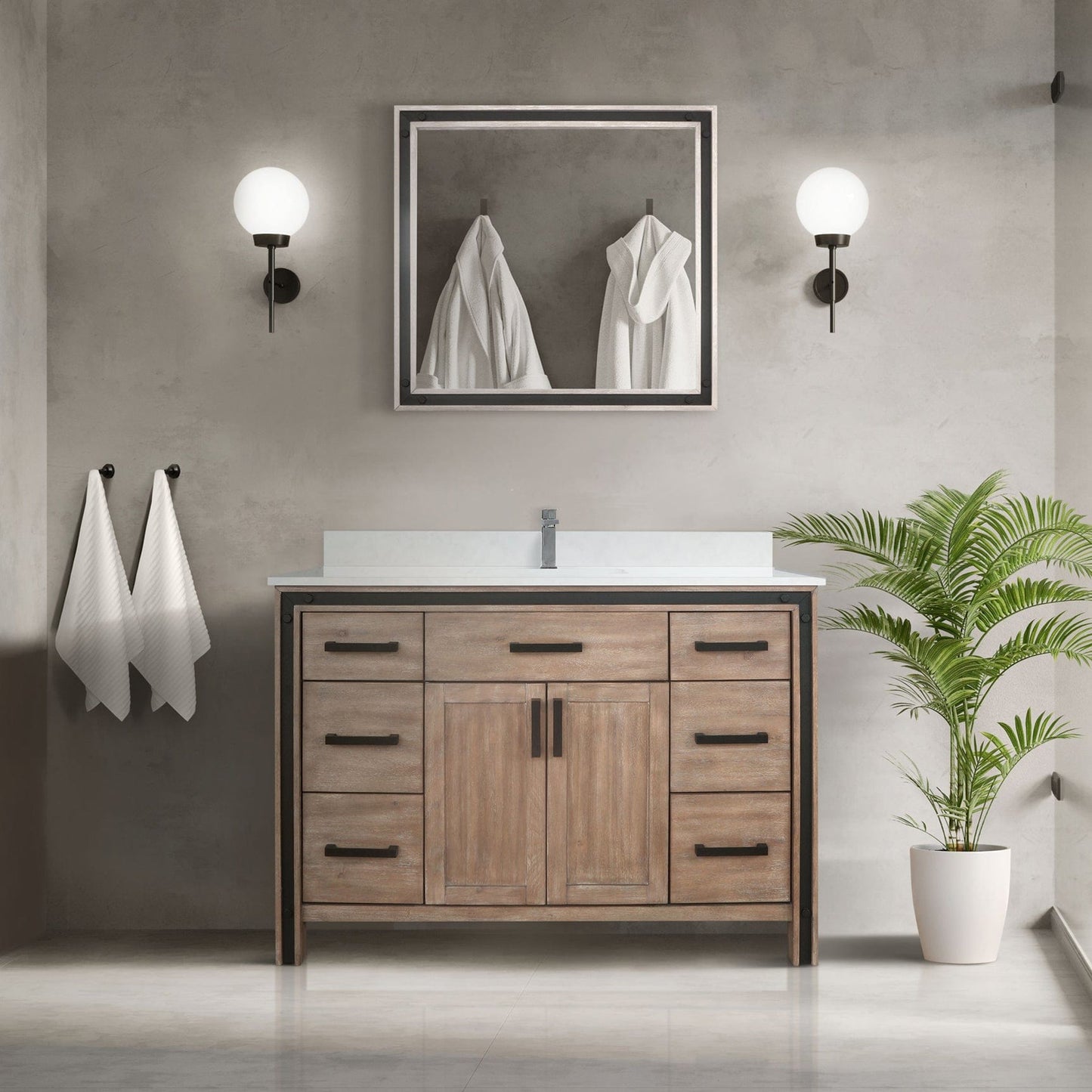 Bell + Modern Bathroom Vanity Augustine 48" x 22" Single Bath Vanity