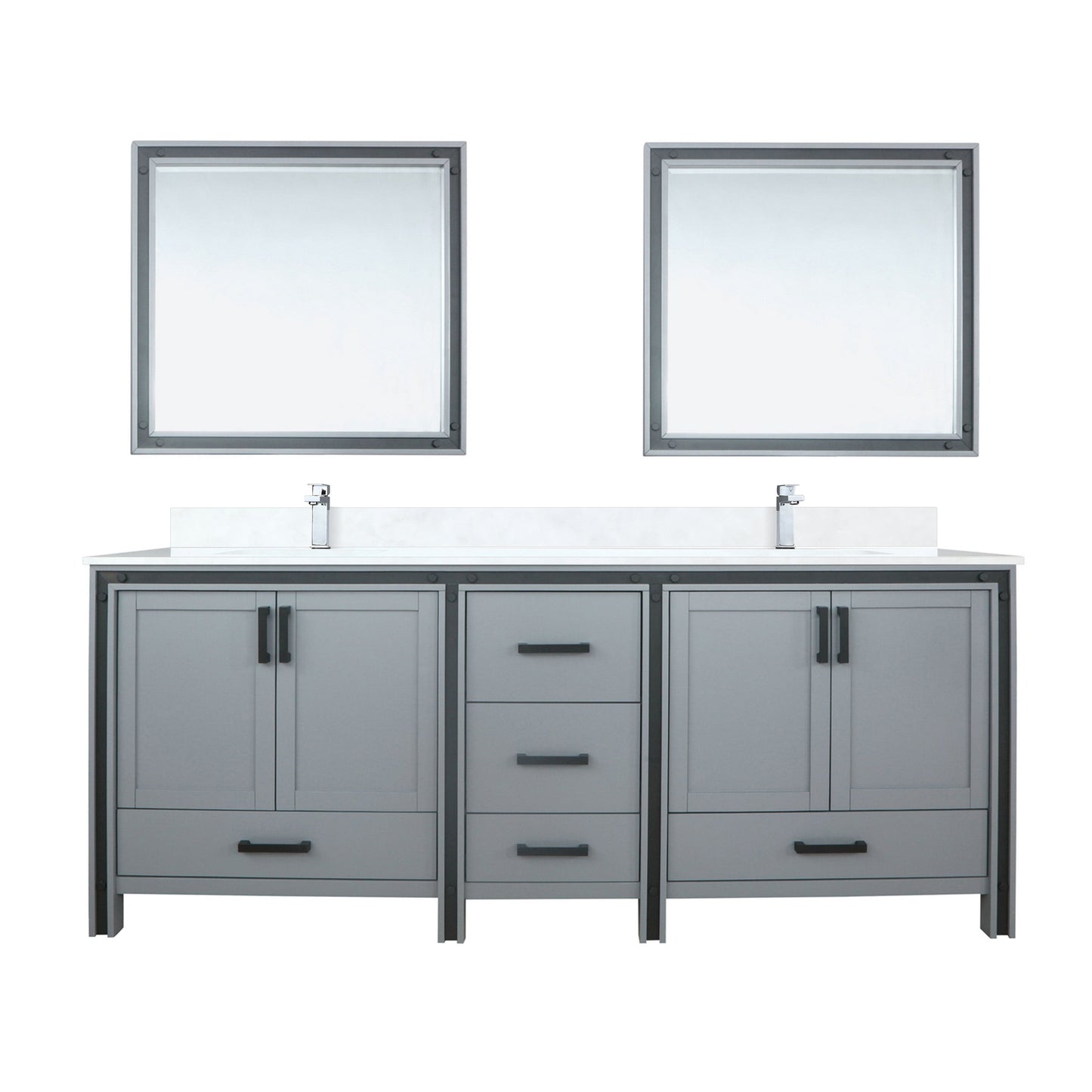 Bell + Modern Bathroom Vanity Augustine 84" x 22" Double Bath Vanity