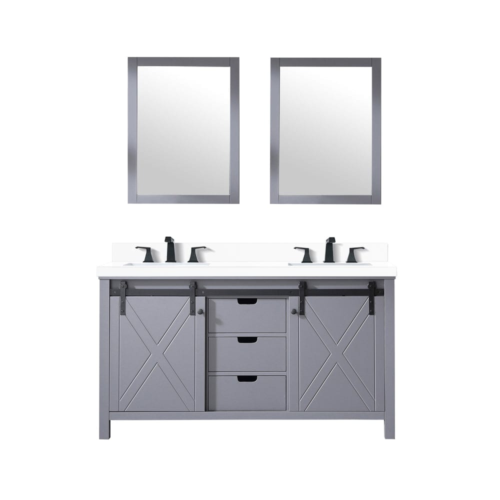 Bell + Modern Bathroom Vanity Ketchum 60" x 22" Double Bath Vanity