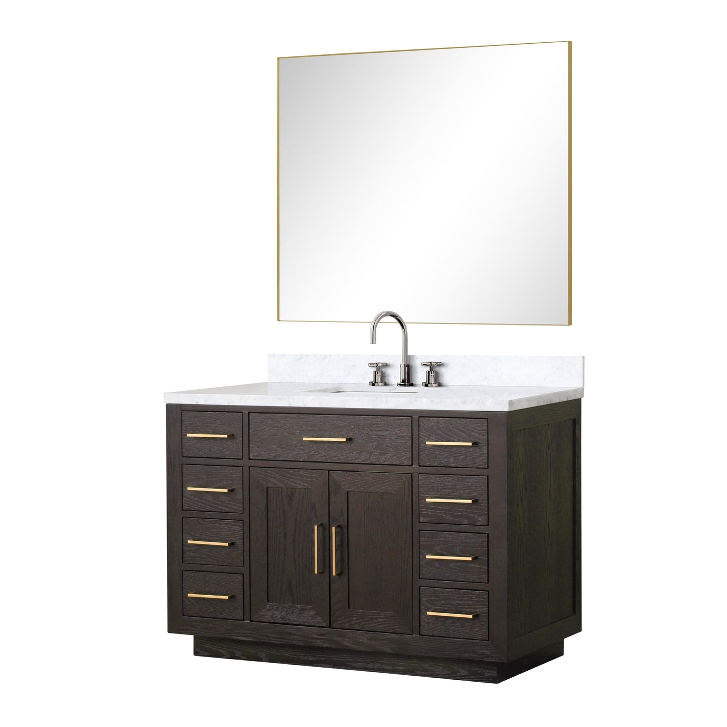 Lexora Bathroom Vanity Abbey 48" x 22" Single Bath Vanity