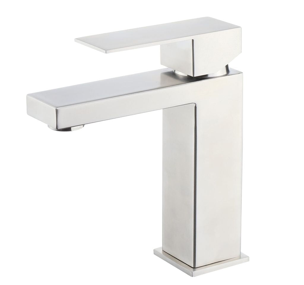 Monte Single Hole Stainless Steel Bathroom Faucet