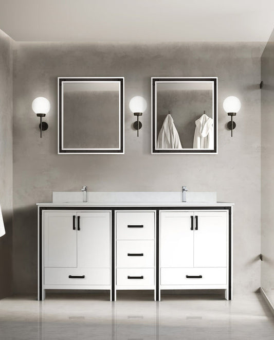 Ziva 80" x 22" Double Bath Vanity