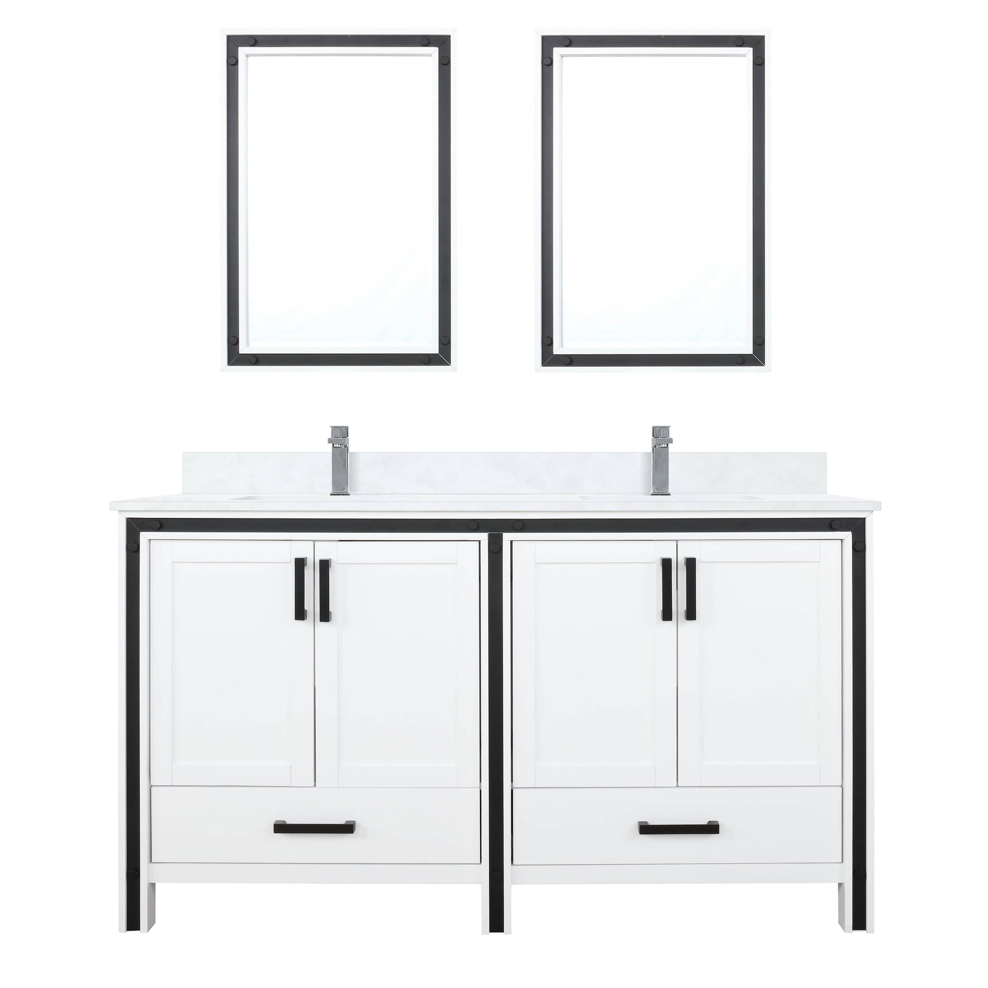 Bell + Modern Bathroom Vanity Augustine 60" x 22" Double Bath Vanity