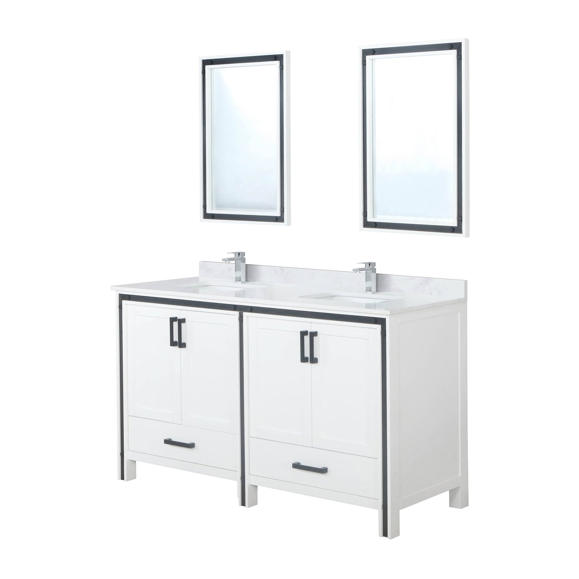 Bell + Modern Bathroom Vanity Augustine 60" x 22" Double Bath Vanity