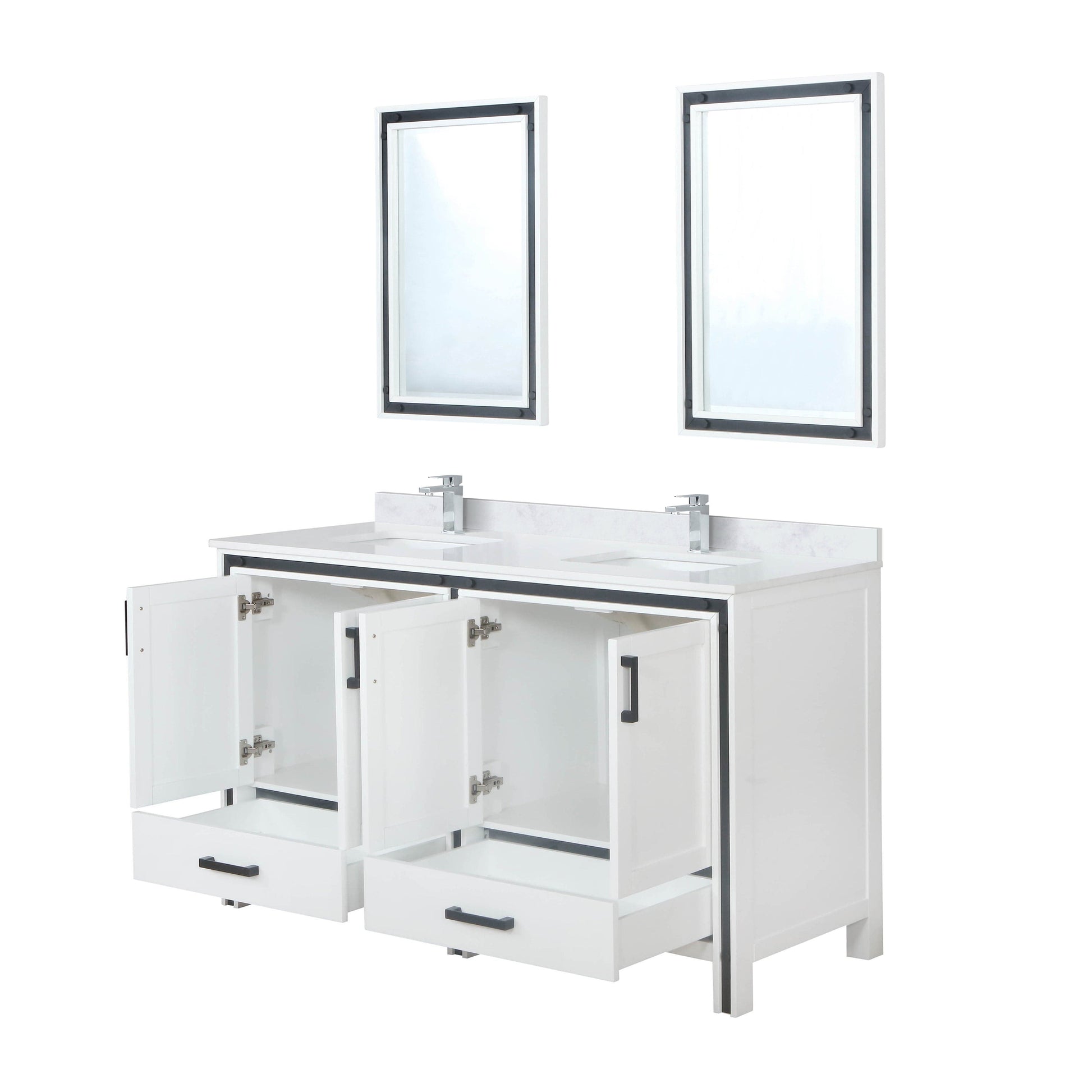 Bell + Modern Bathroom Vanity Augustine 60" x 22" Double Bath Vanity