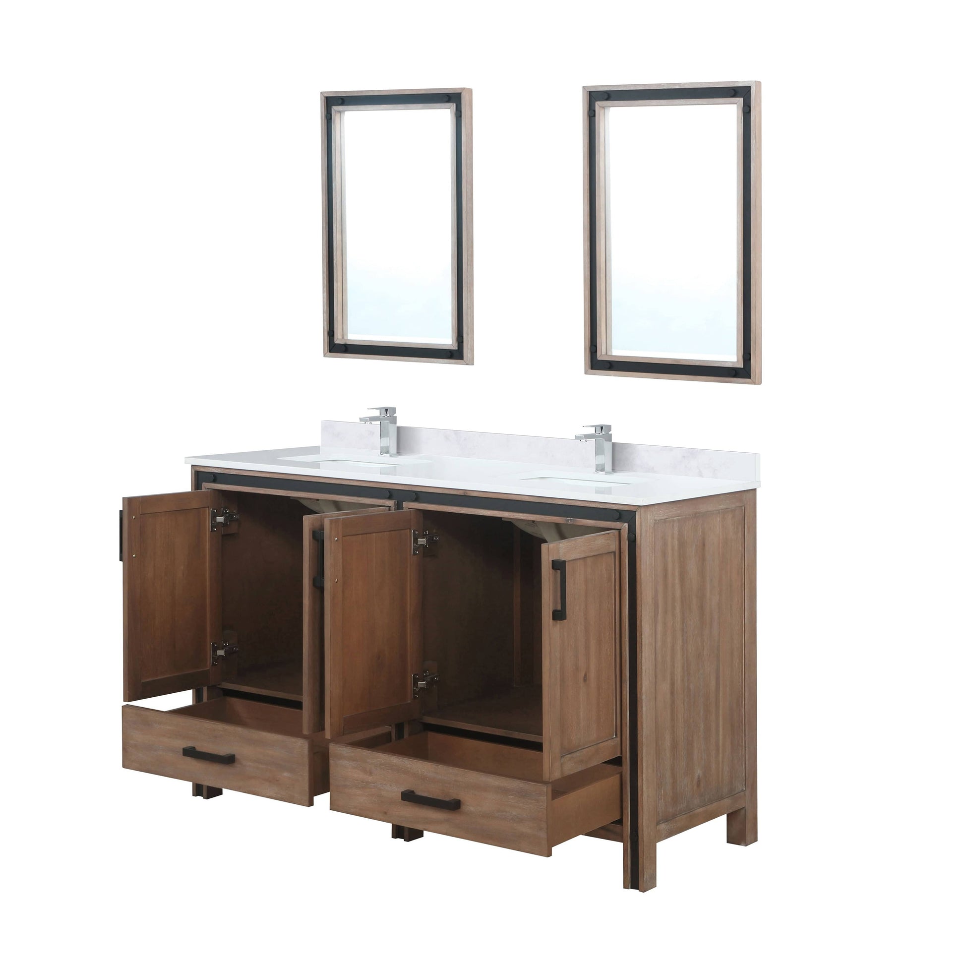 Bell + Modern Bathroom Vanity Augustine 60" x 22" Double Bath Vanity