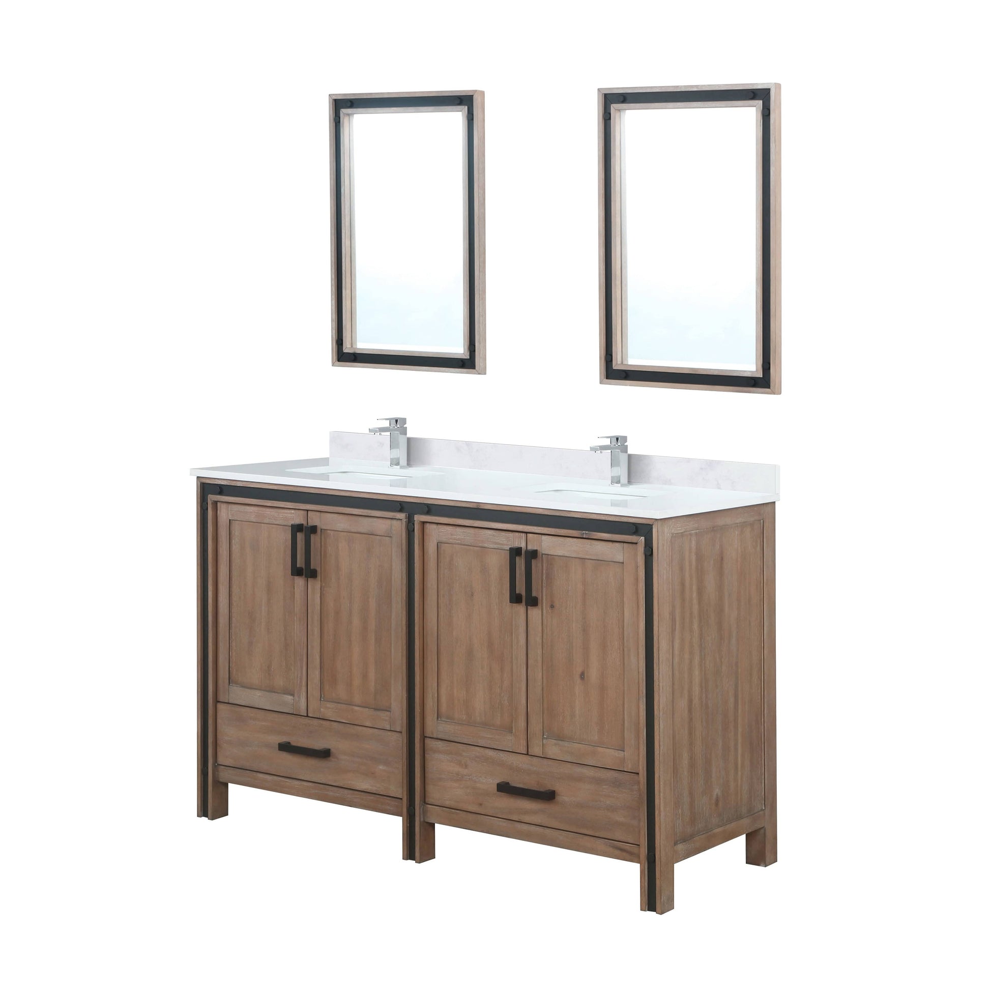 Bell + Modern Bathroom Vanity Augustine 60" x 22" Double Bath Vanity