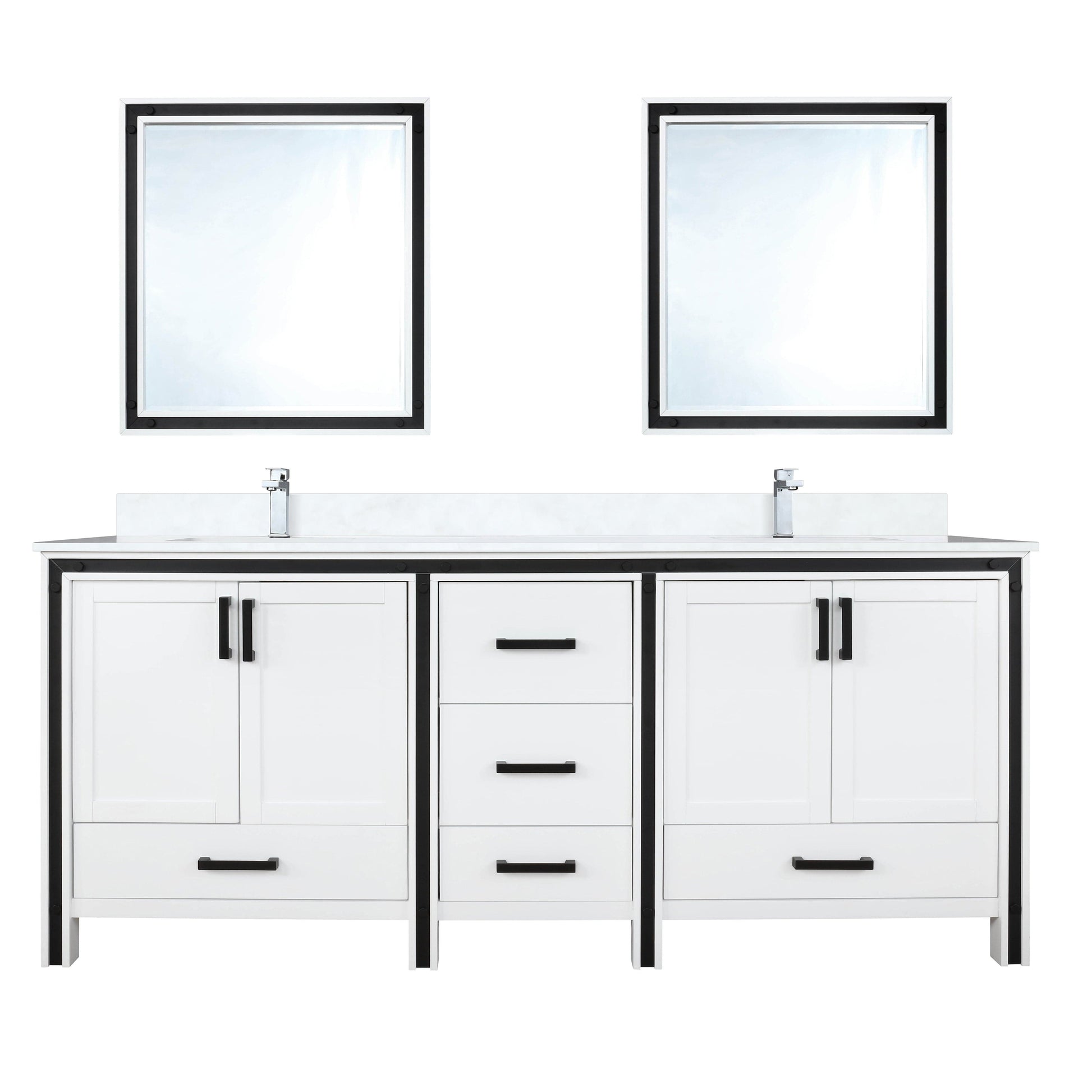 Bell + Modern Bathroom Vanity Augustine 72" x 22" Double Bath Vanity