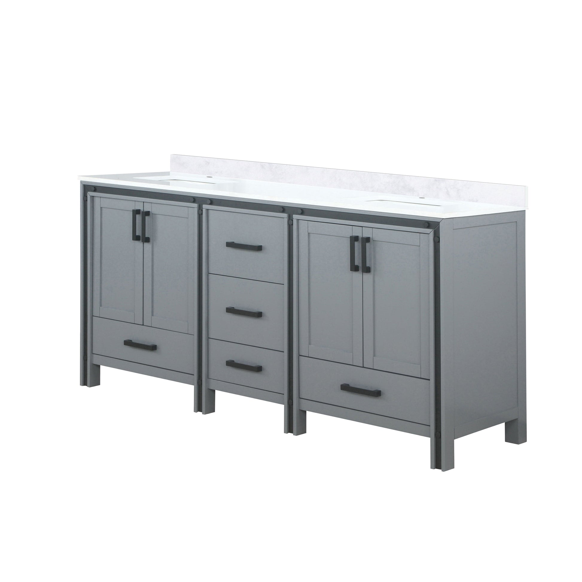 Bell + Modern Bathroom Vanity Augustine 72" x 22" Double Bath Vanity