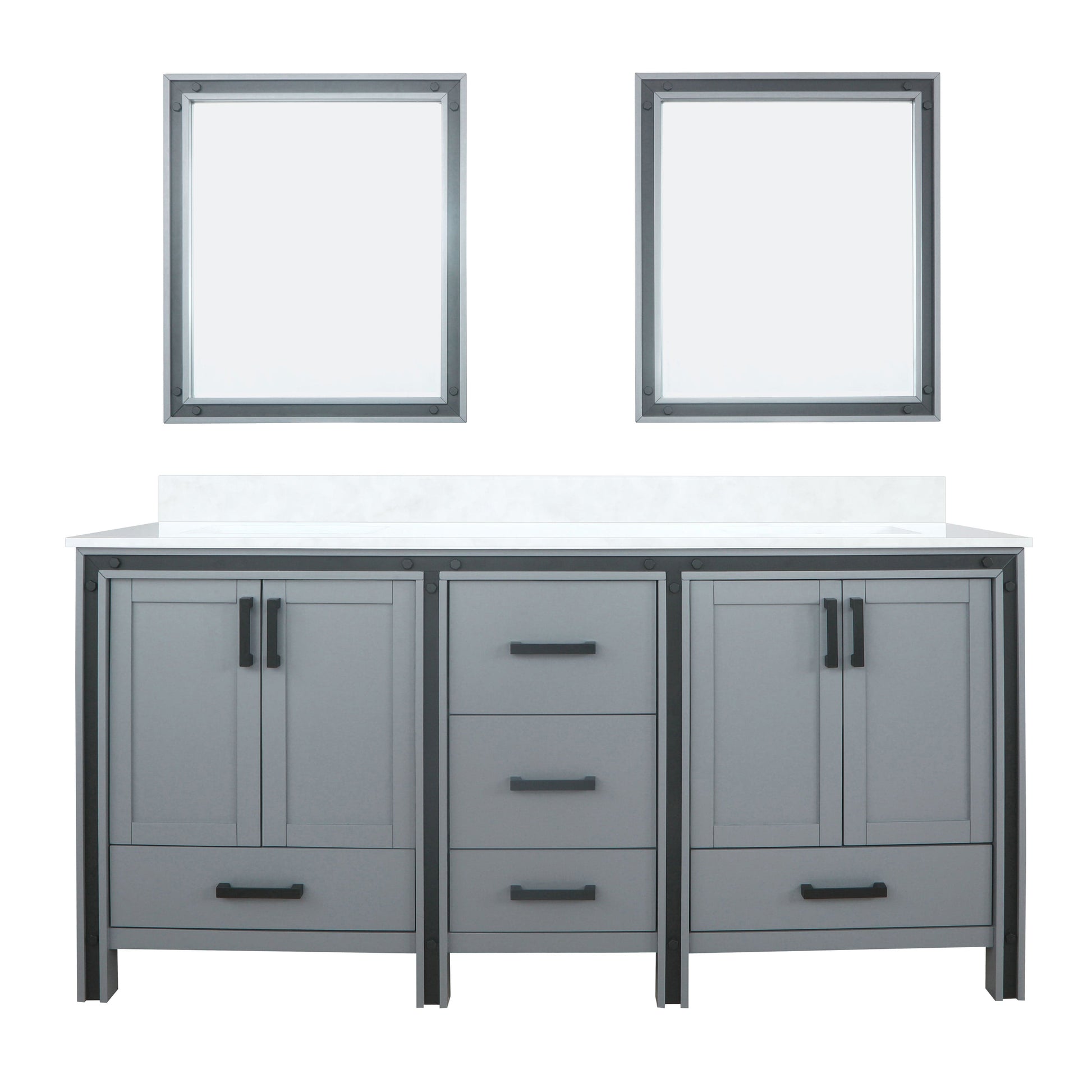 Bell + Modern Bathroom Vanity Augustine 72" x 22" Double Bath Vanity