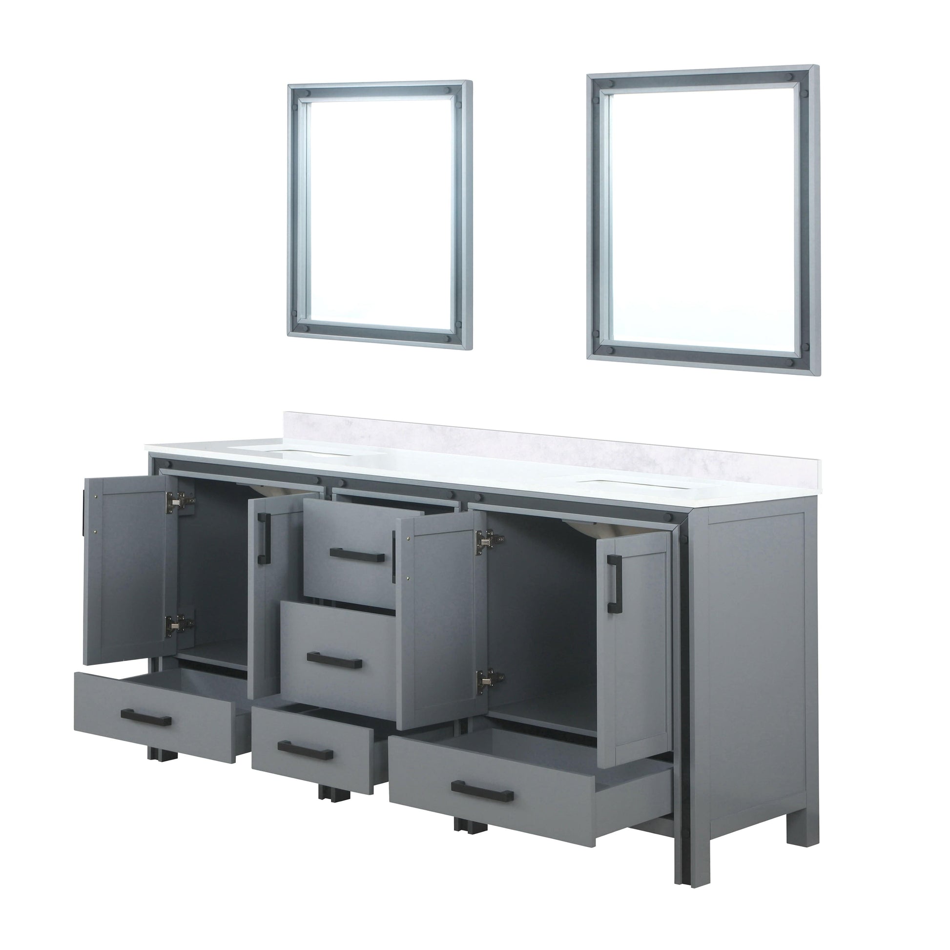 Bell + Modern Bathroom Vanity Augustine 72" x 22" Double Bath Vanity