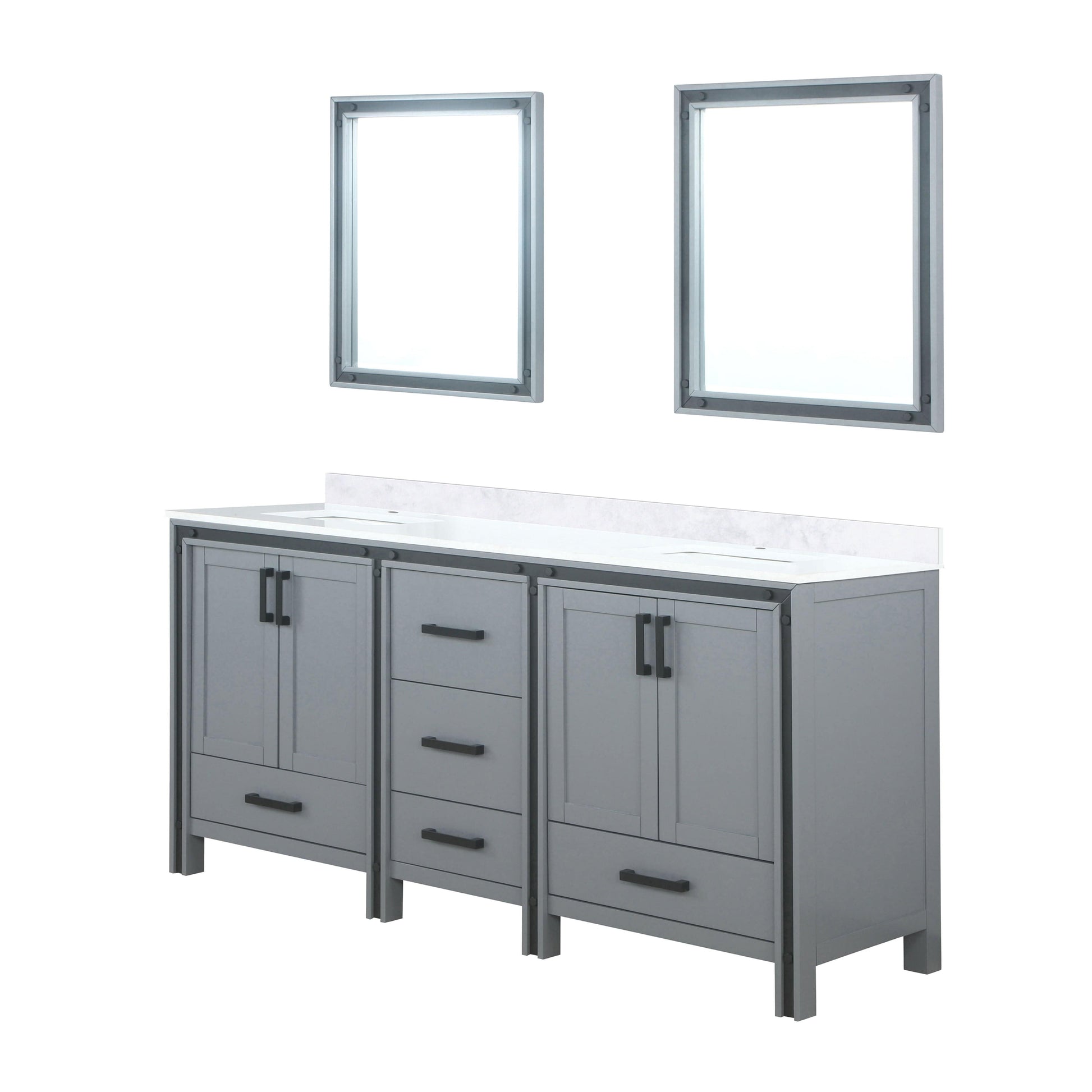 Bell + Modern Bathroom Vanity Augustine 72" x 22" Double Bath Vanity