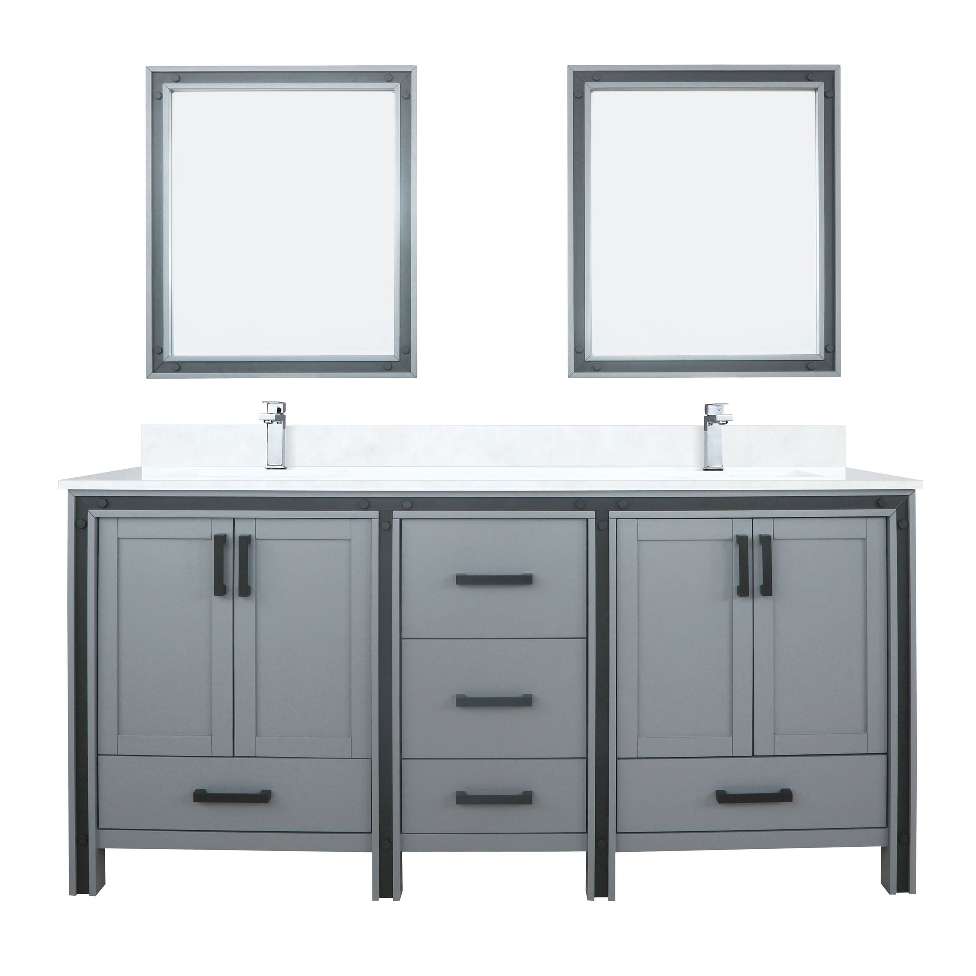 Bell + Modern Bathroom Vanity Augustine 72" x 22" Double Bath Vanity