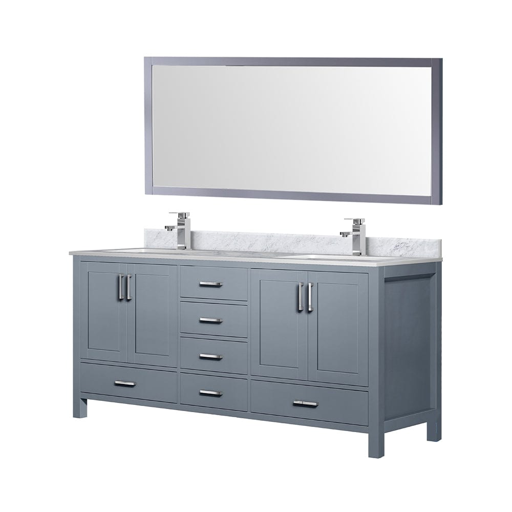 Lexora Bathroom Vanity Big Sur 72" x 22" Double Bath Vanity