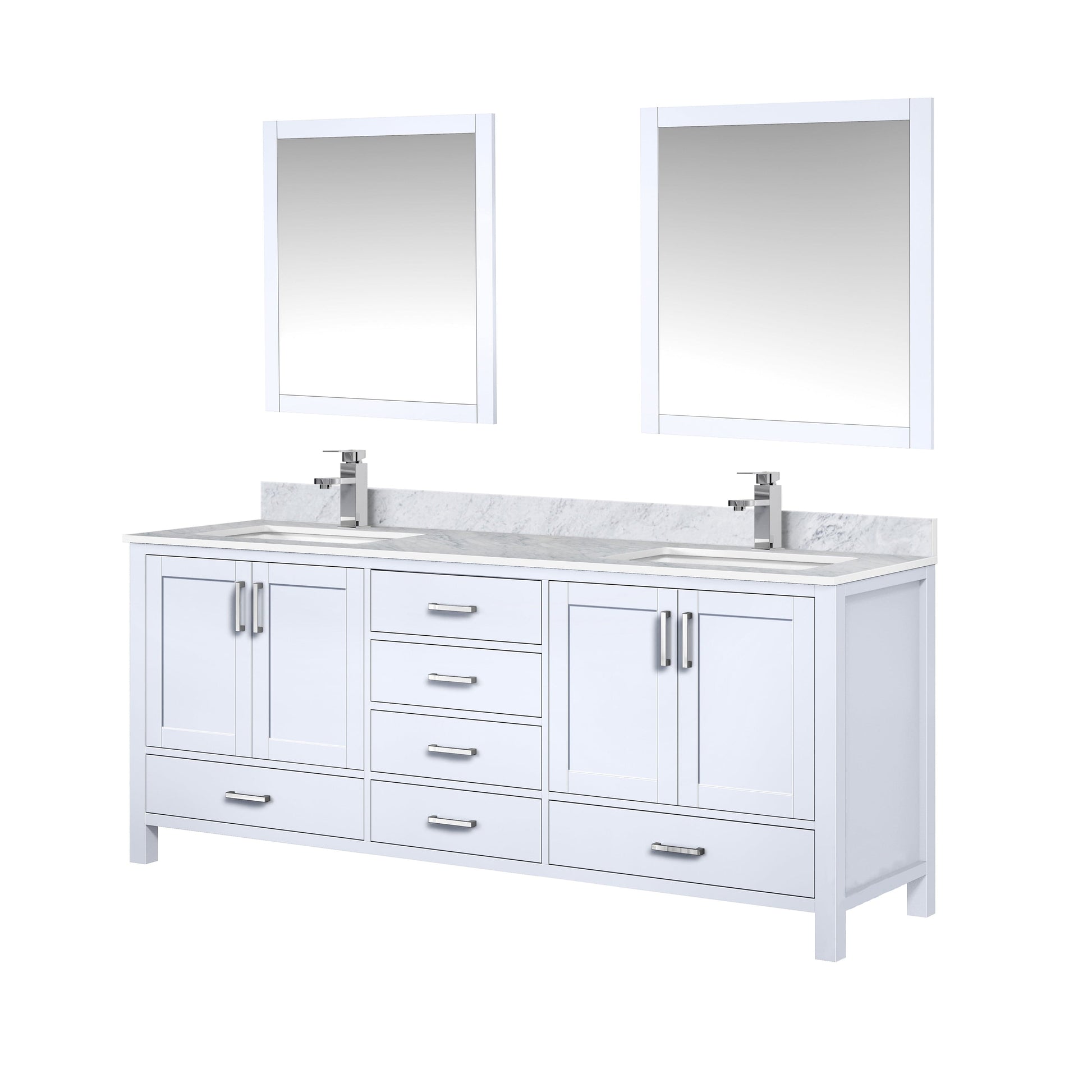 Lexora Bathroom Vanity Big Sur 80" x 22" Double Bath Vanity