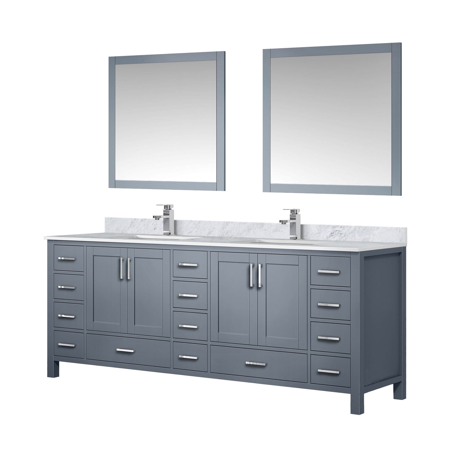 Lexora Bathroom Vanity Big Sur 84" x 22" Double Bath Vanity