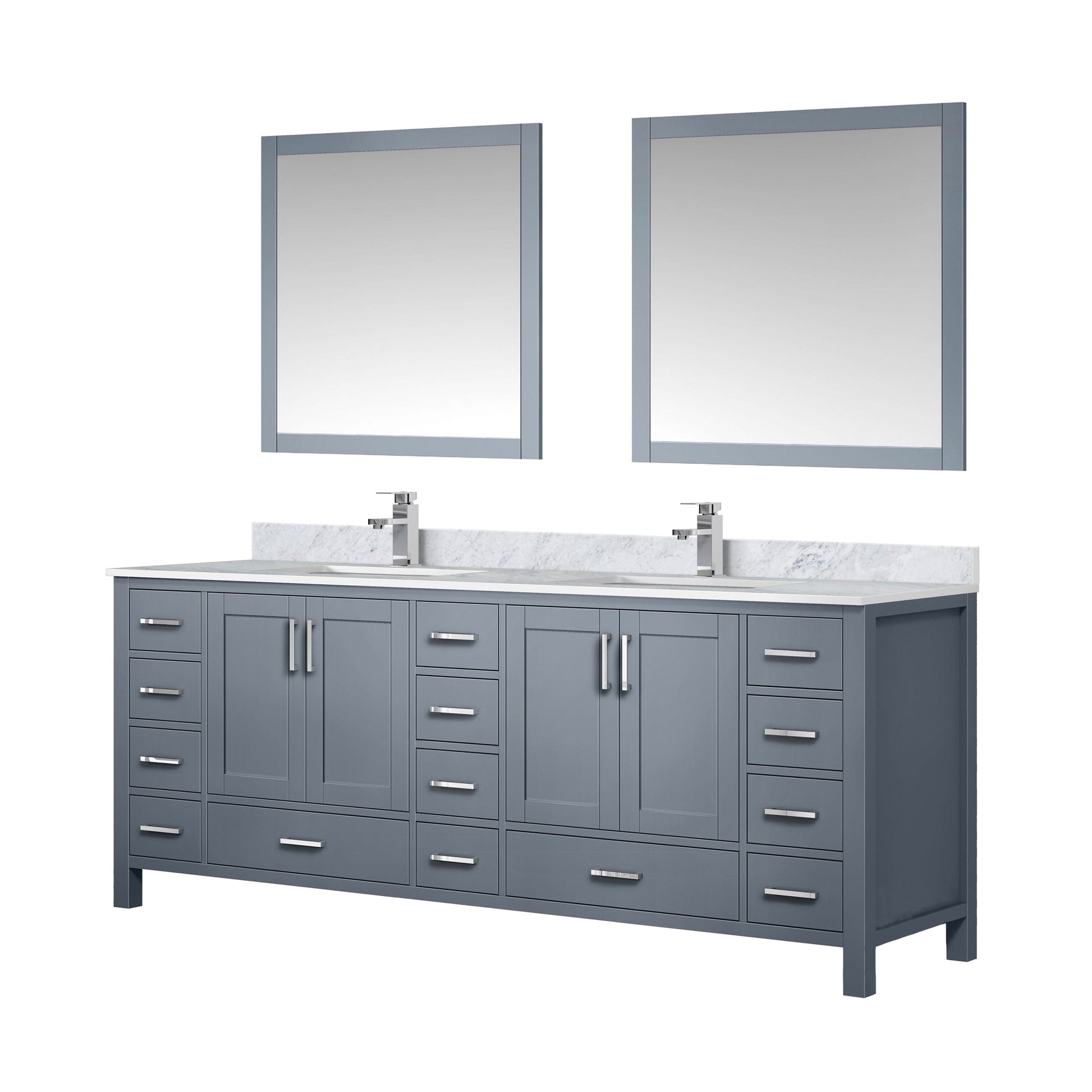 Lexora Bathroom Vanity Big Sur 84" x 22" Double Bath Vanity