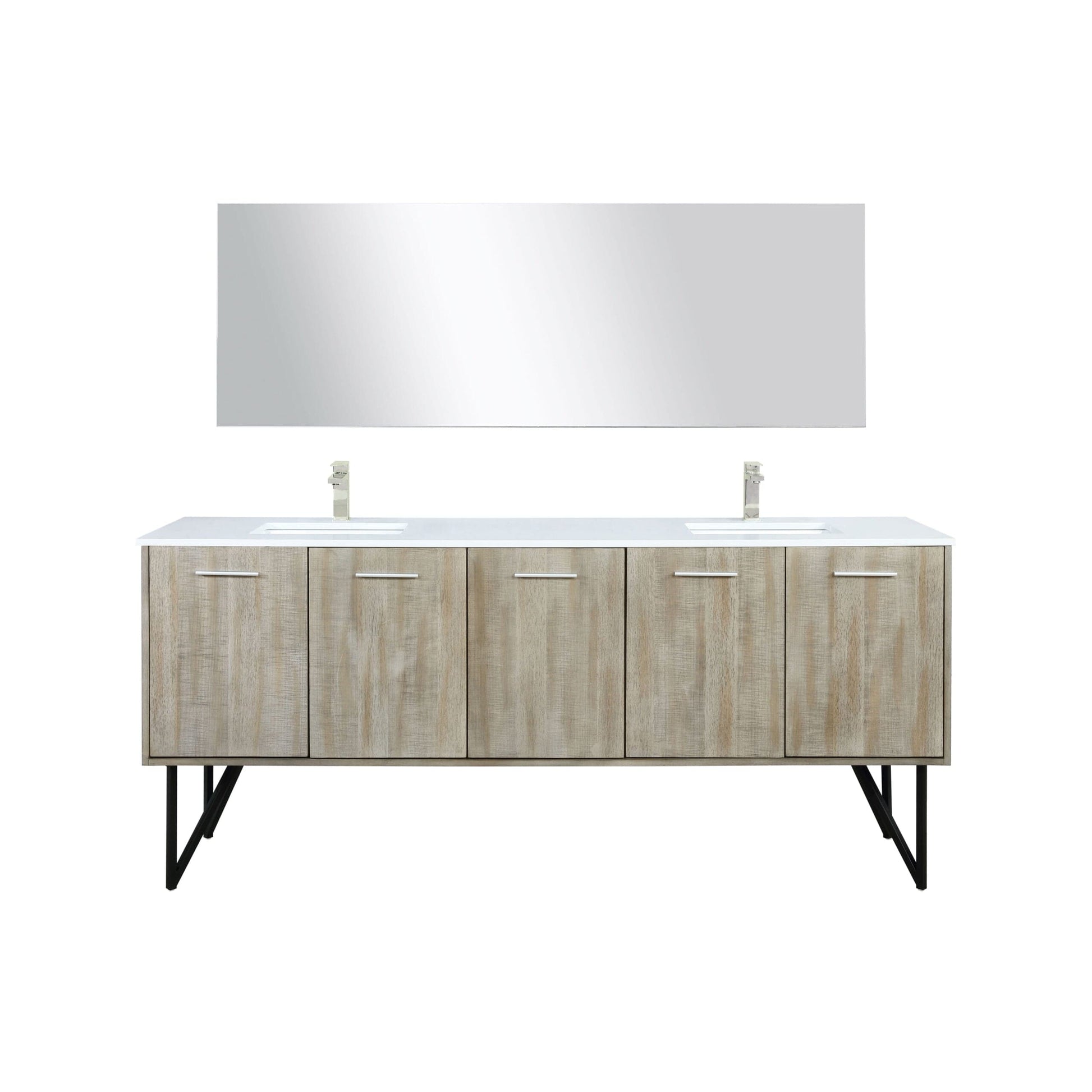 Lexora Bathroom Vanity Lancy  80" Double Bathroom Vanity