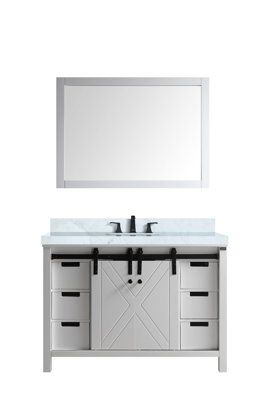 Bell + Modern Bathroom Vanity Ketchum 48" x 22" Single Bath Vanity