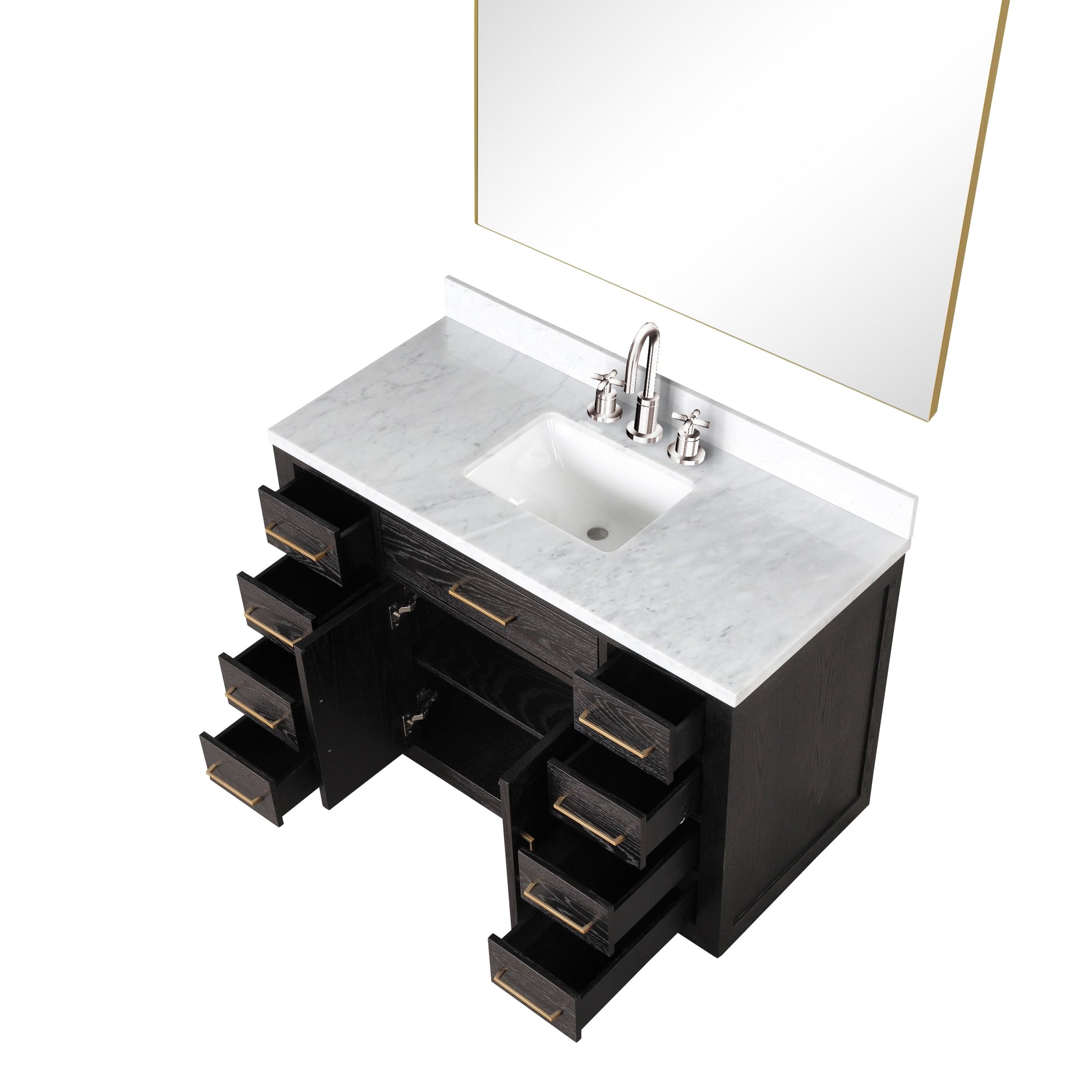 Lexora Bathroom Vanity Abbey 48" x 22" Single Bath Vanity