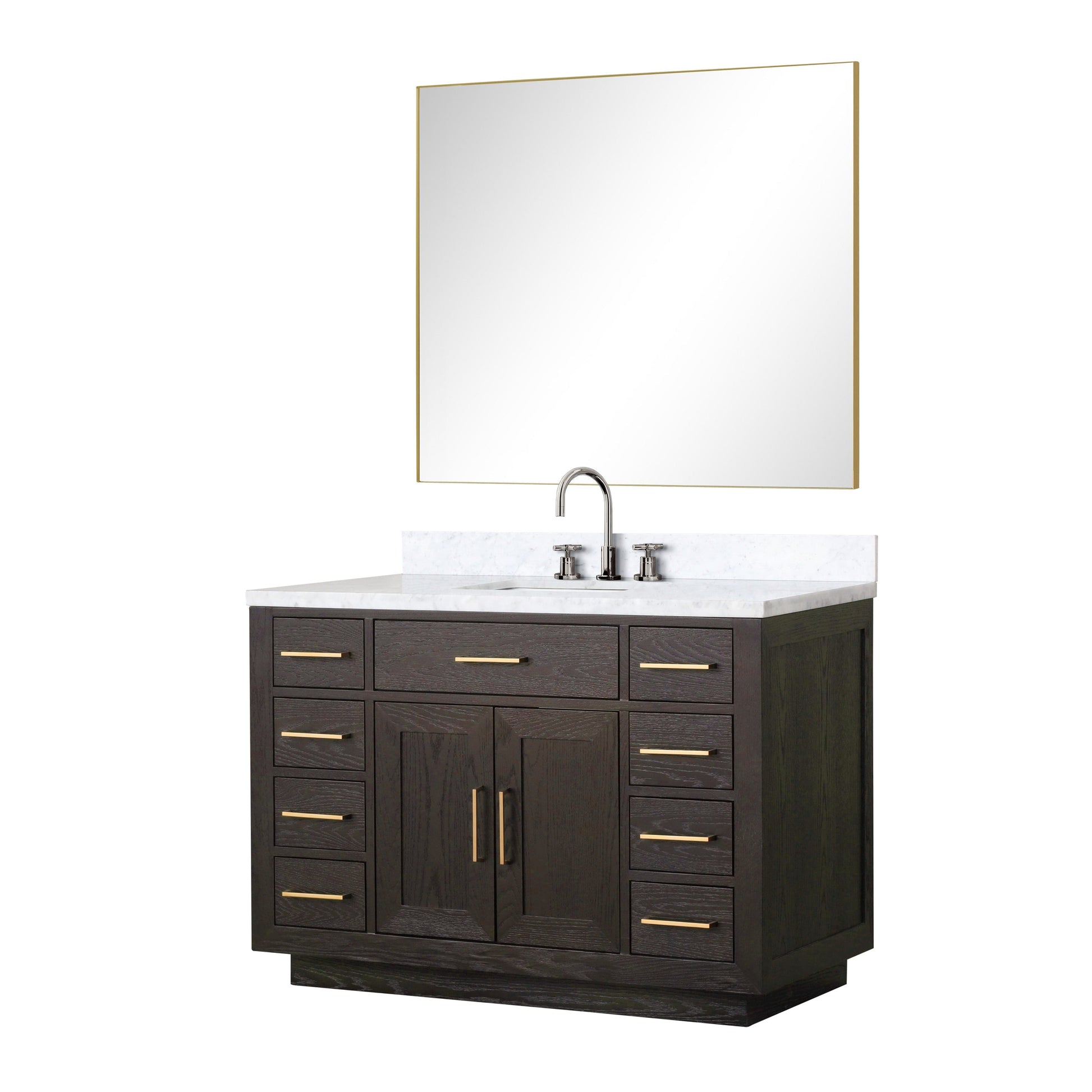 Lexora Bathroom Vanity Abbey 48" x 22" Single Bath Vanity