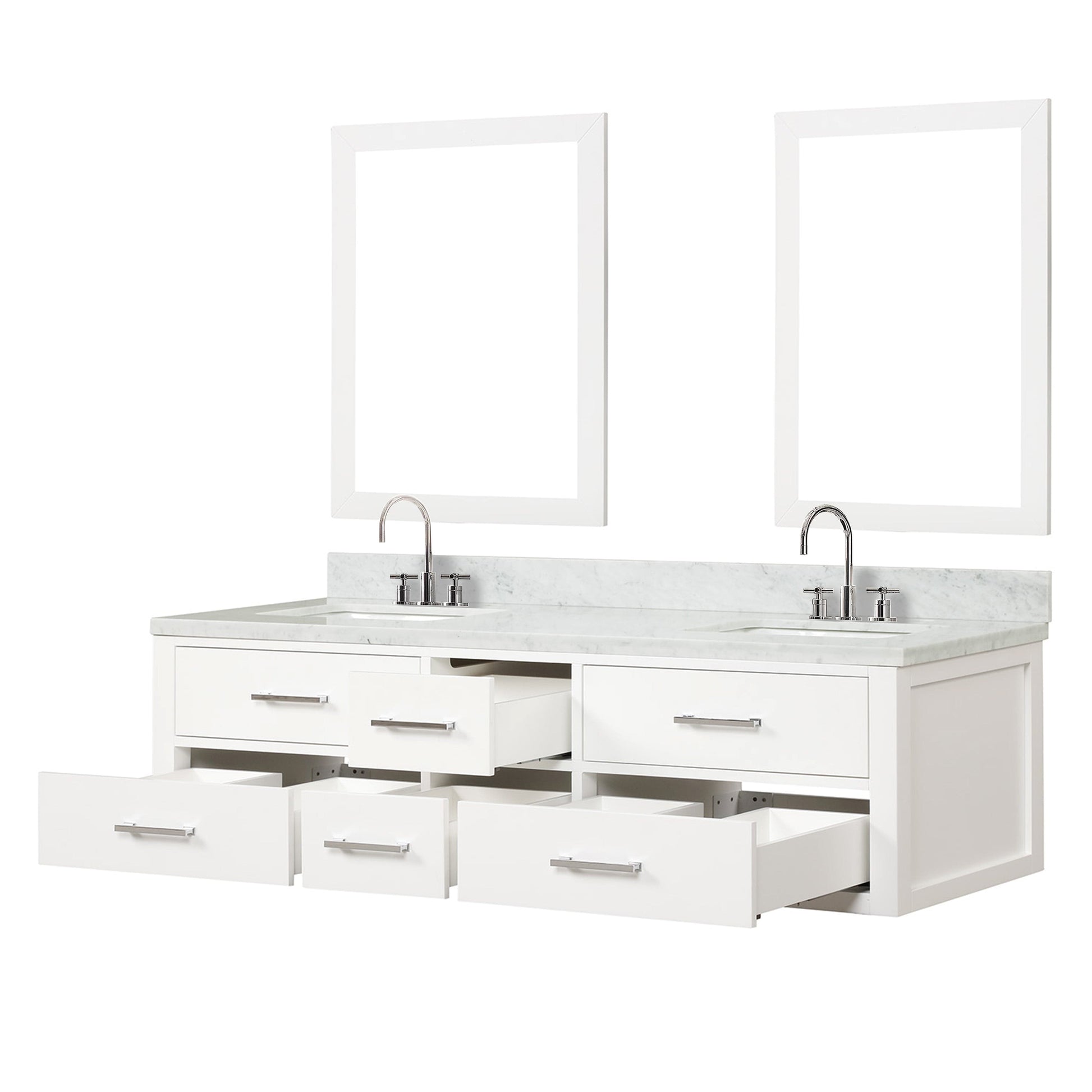 Lexora Bathroom Vanity CCaldona 72" x 22" Double Bath Vanity