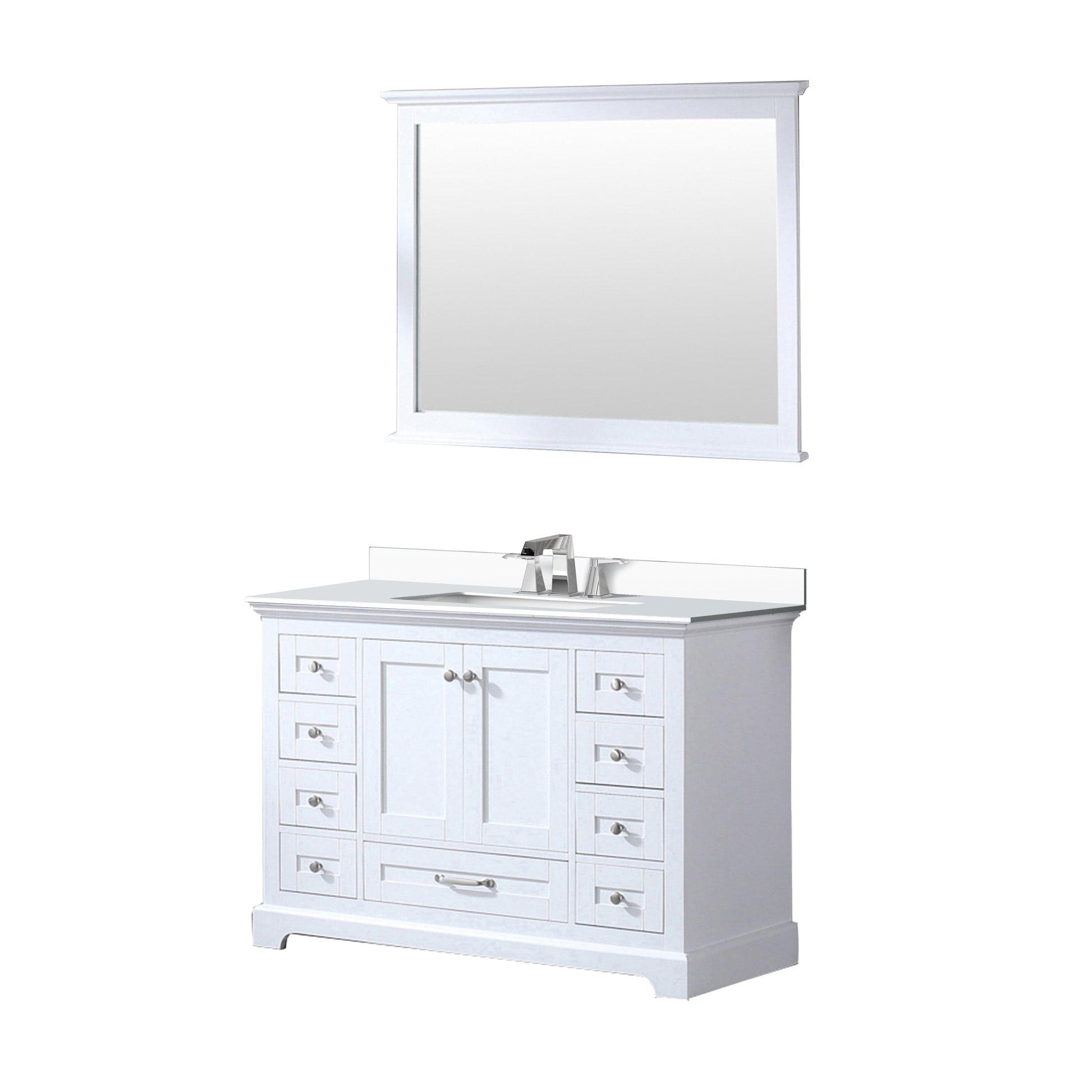 Lexora Bathroom Vanity Dukes 48 in. W x 22 Single Bath Vanity