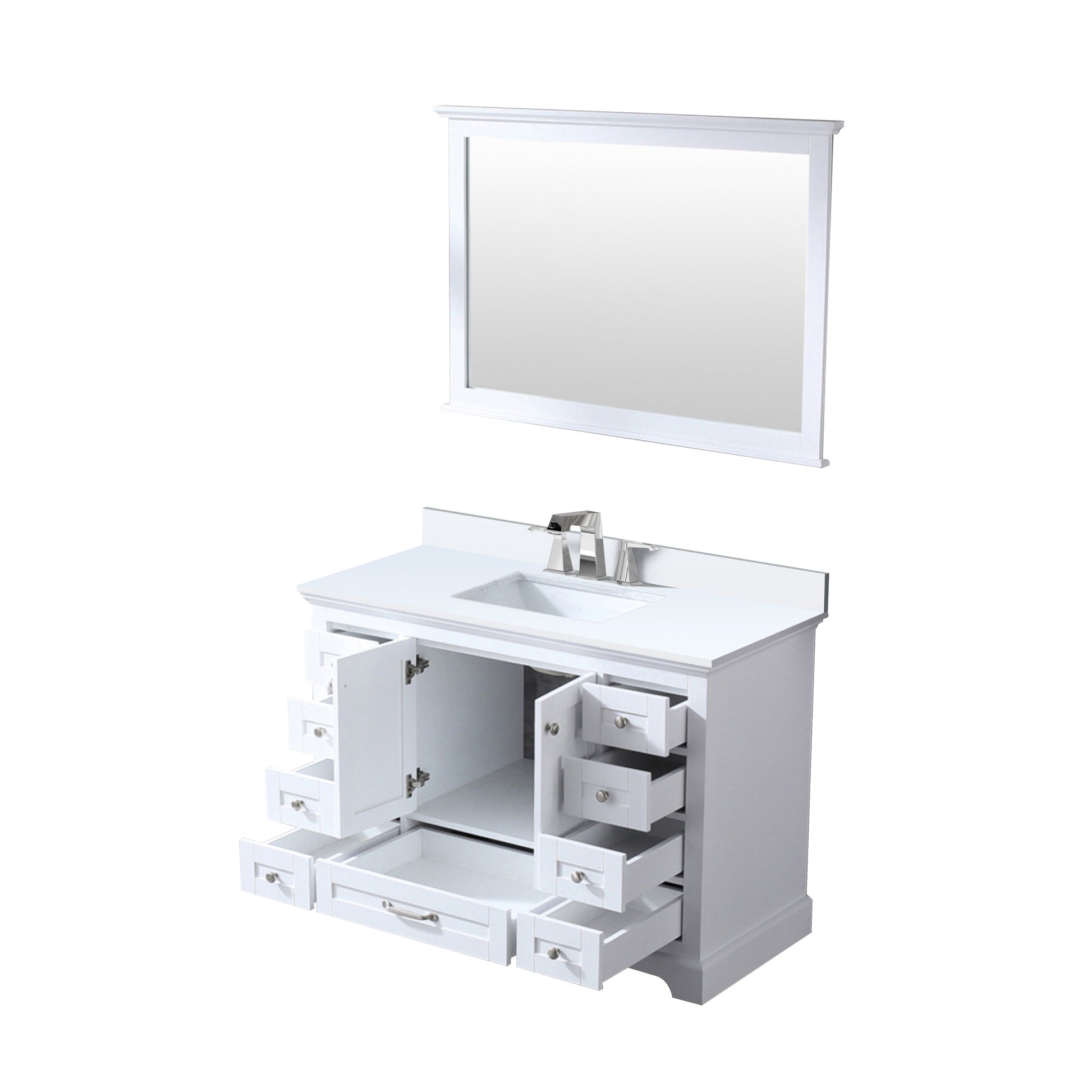 Lexora Bathroom Vanity Dukes 48 in. W x 22 Single Bath Vanity