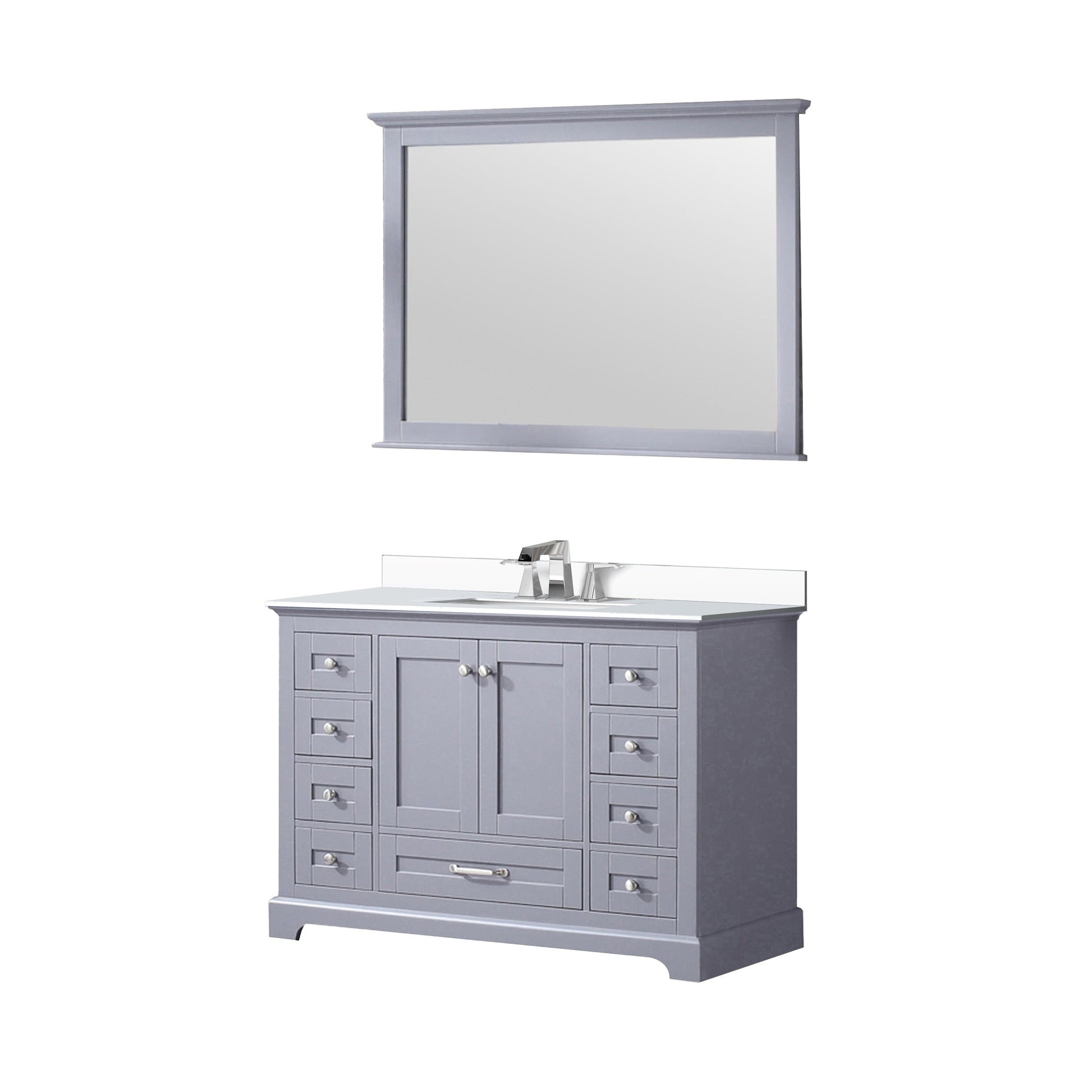 Lexora Bathroom Vanity Dukes 48" x 22" Single Bath Vanity