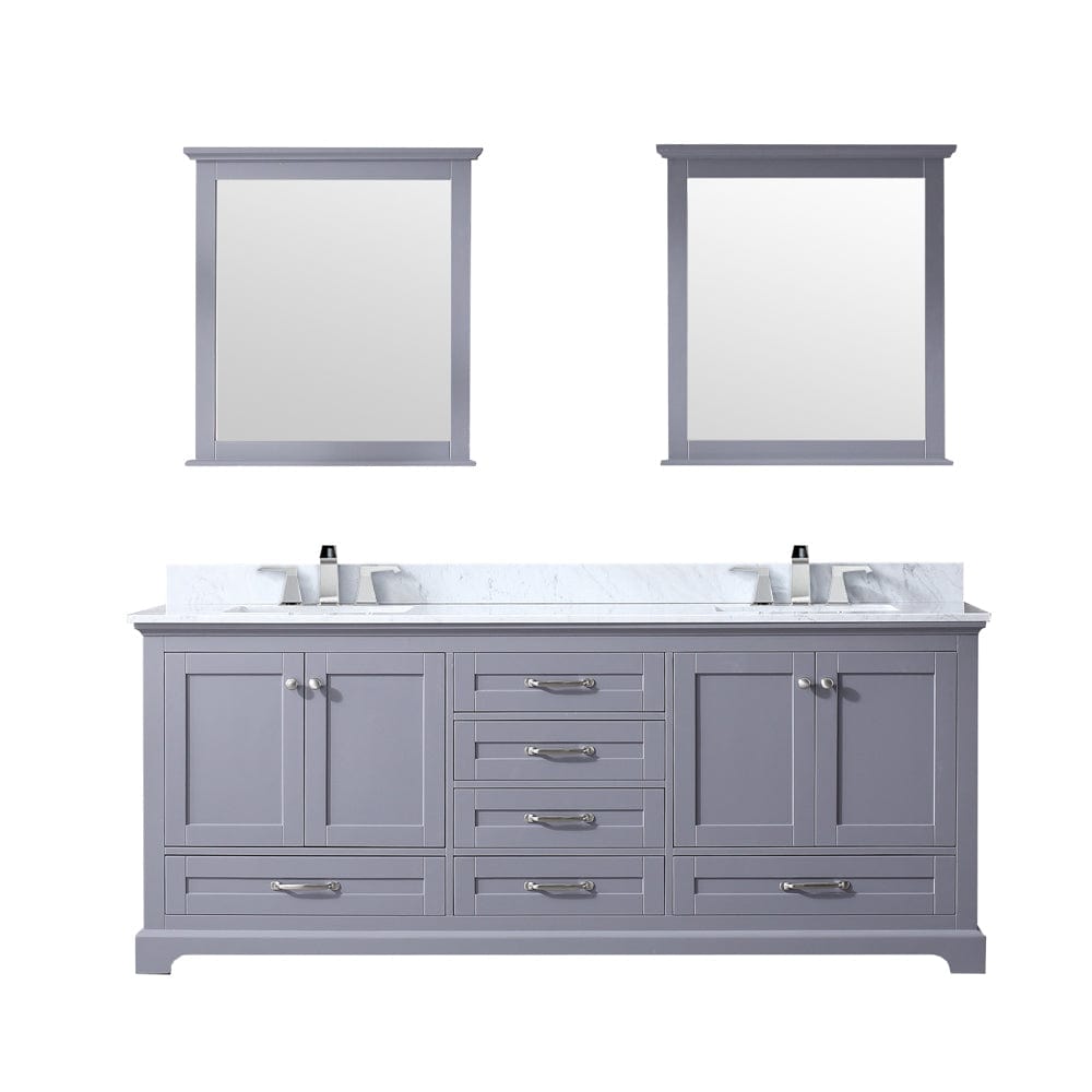 Lexora Bathroom Vanity Dukes 80" x 22" Double Bath Vanity