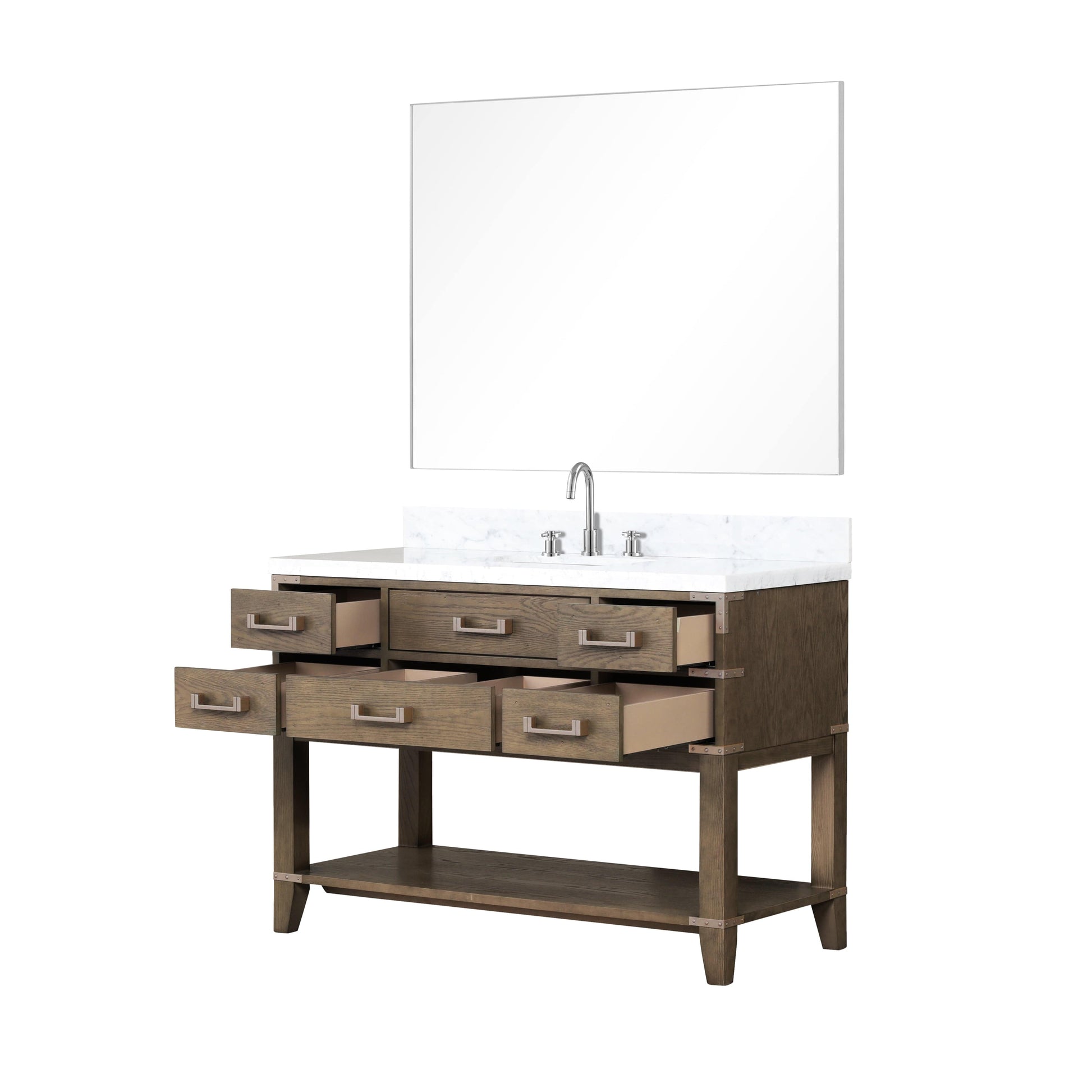 Lexora Bathroom Vanity Norwalk 48" x 22" Single Bath Vanity