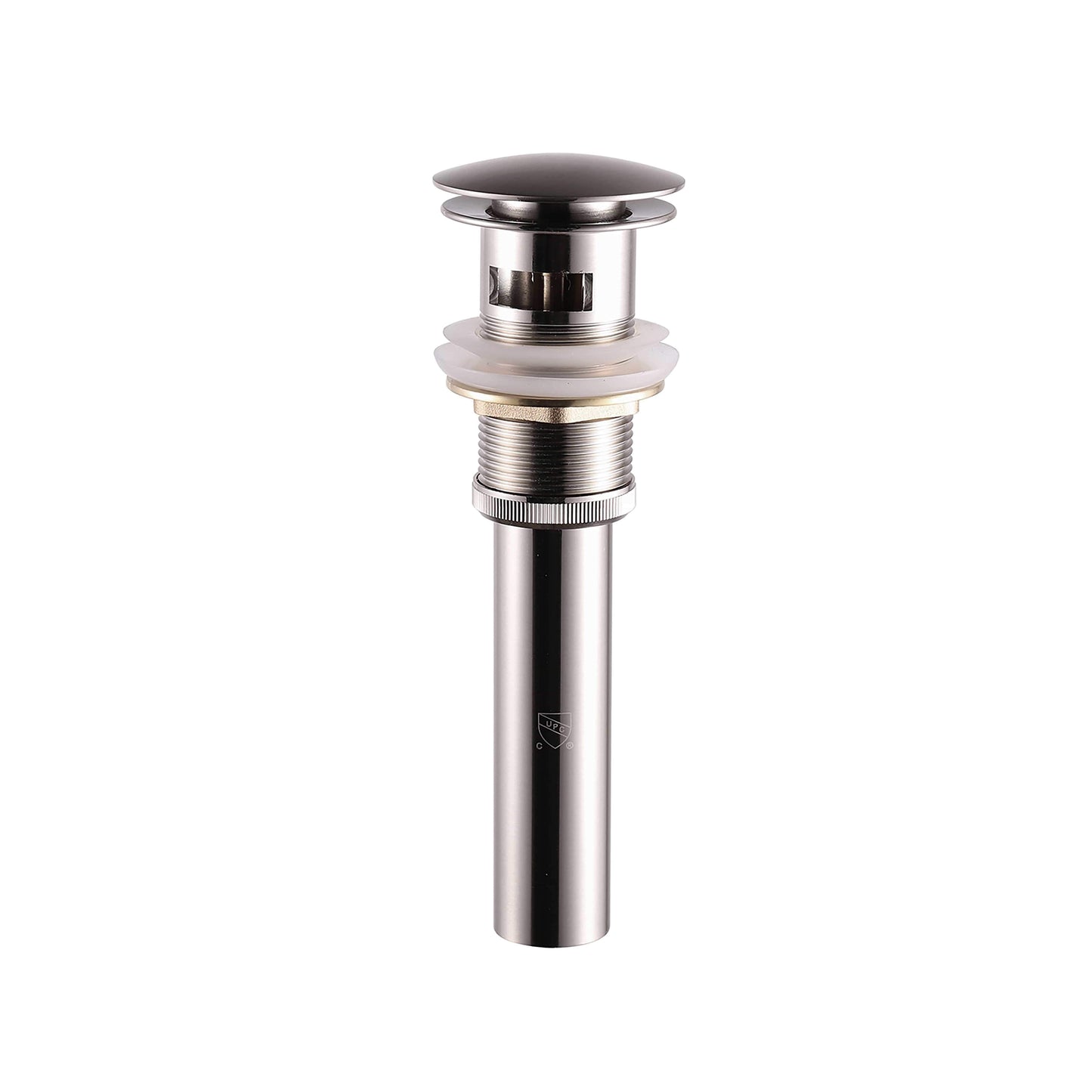 Lexora Pop-Up Drain Brushed Nickel Scarico Pop-Up Drain Assembly (With overflow)