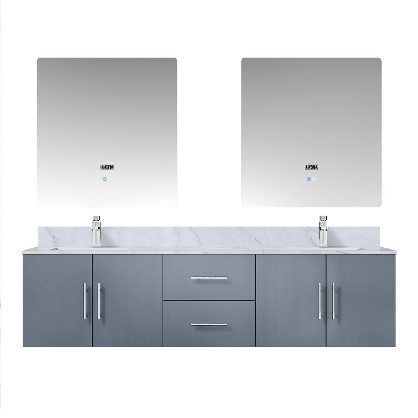 Lexora Geneva  72" x 22" Double Bath Vanity