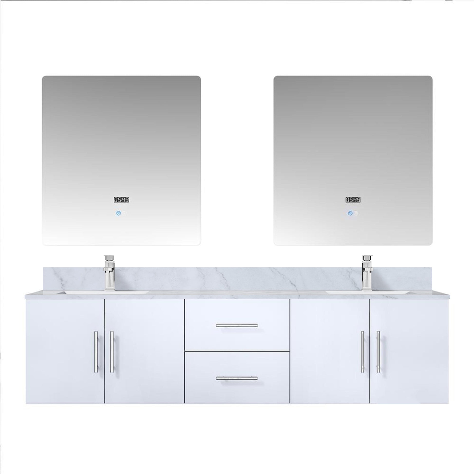 Lexora Geneva  72" x 22" Double Bath Vanity