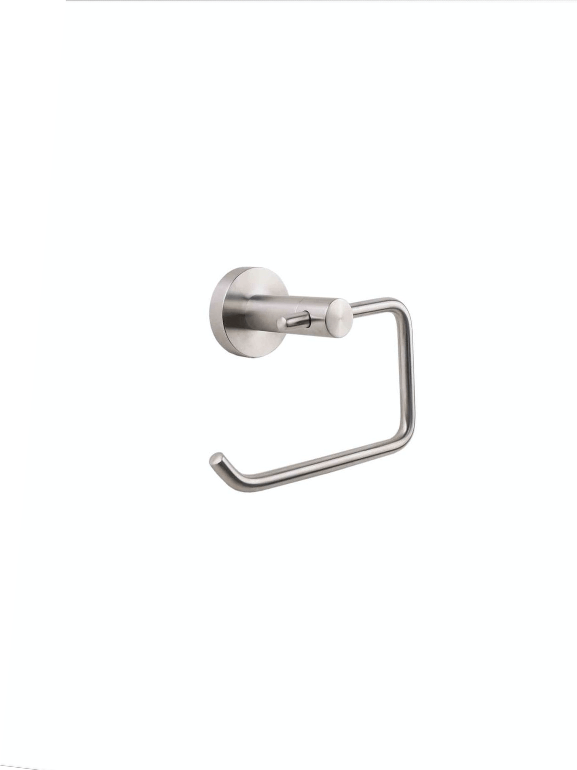 Lexora Toilet Paper Holder St. Marys Stainless Steel Toilet Paper Holder Satin Nickel