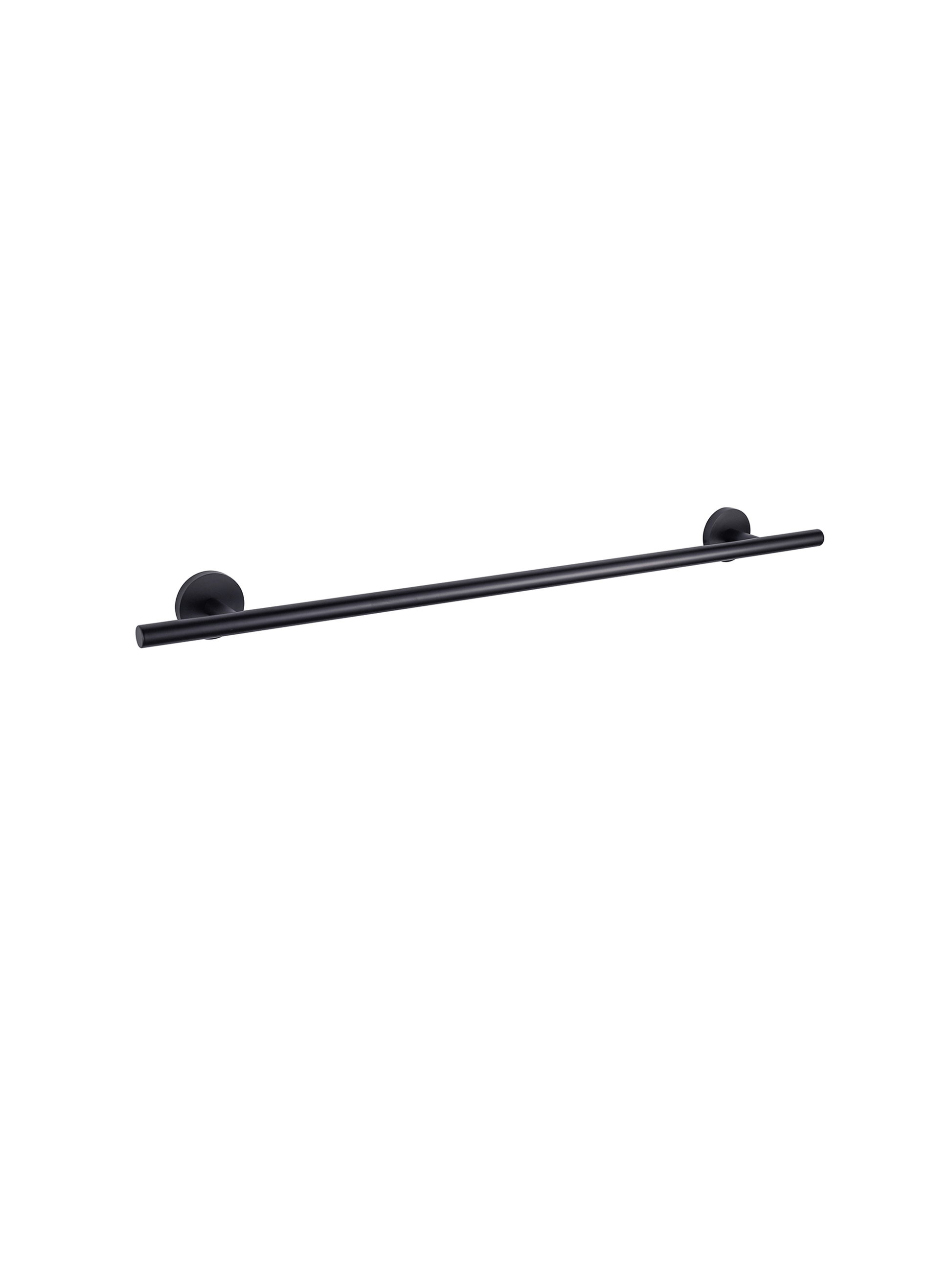 Lexora Towel Bar Matte Black St. Marys Stainless Steel 30" Towel Bar