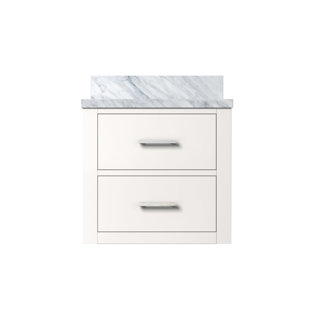 Castor 20 in W x 18 in. D White Single Bath Vanity and Acrylic Top