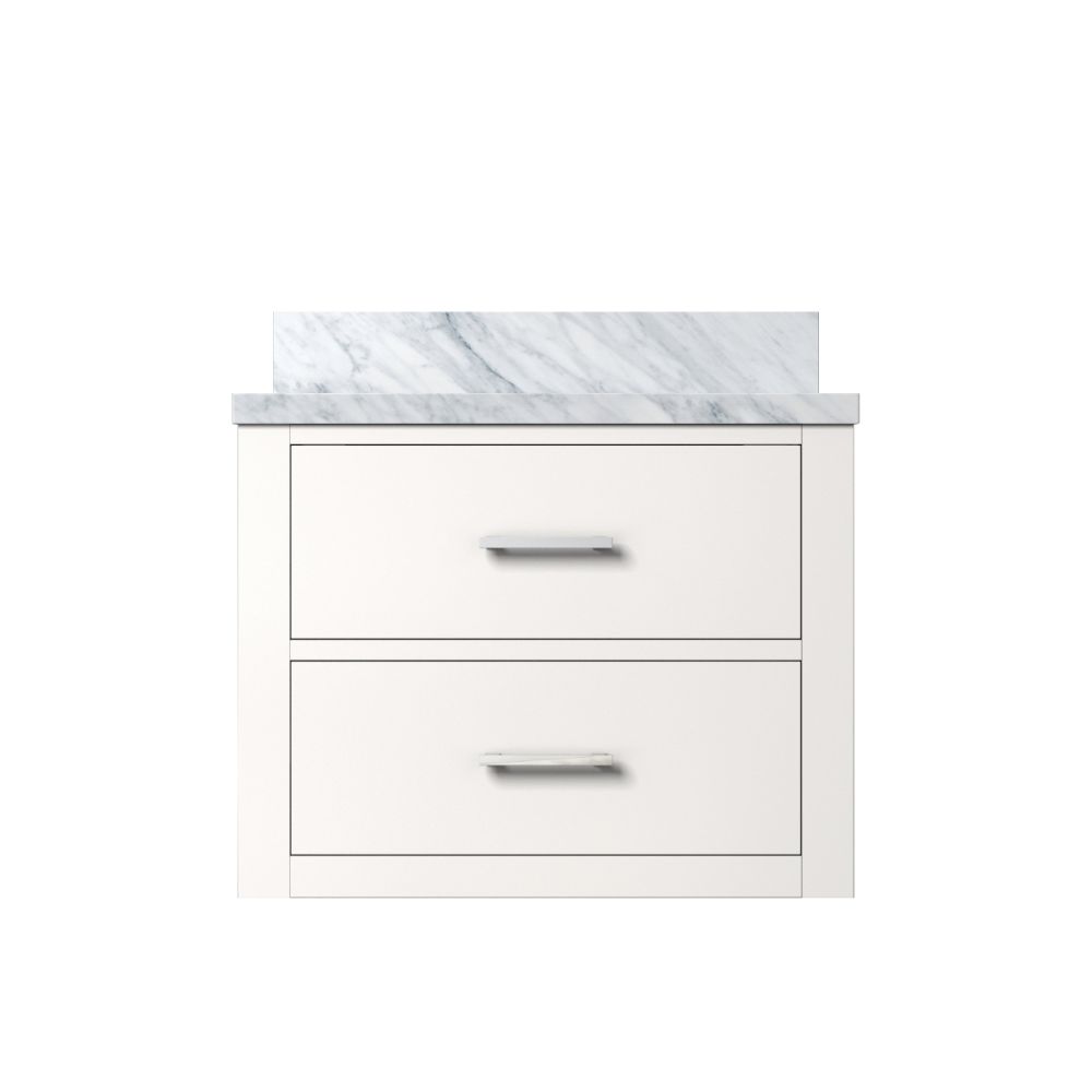Castor 24 in W x 18 in. D White Single Bath Vanity and Acrylic Top