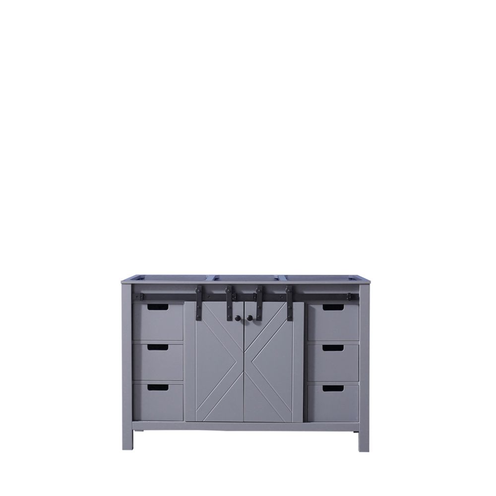 Marsyas 48 in W x 22 in. D Dark Grey Bath Vanity