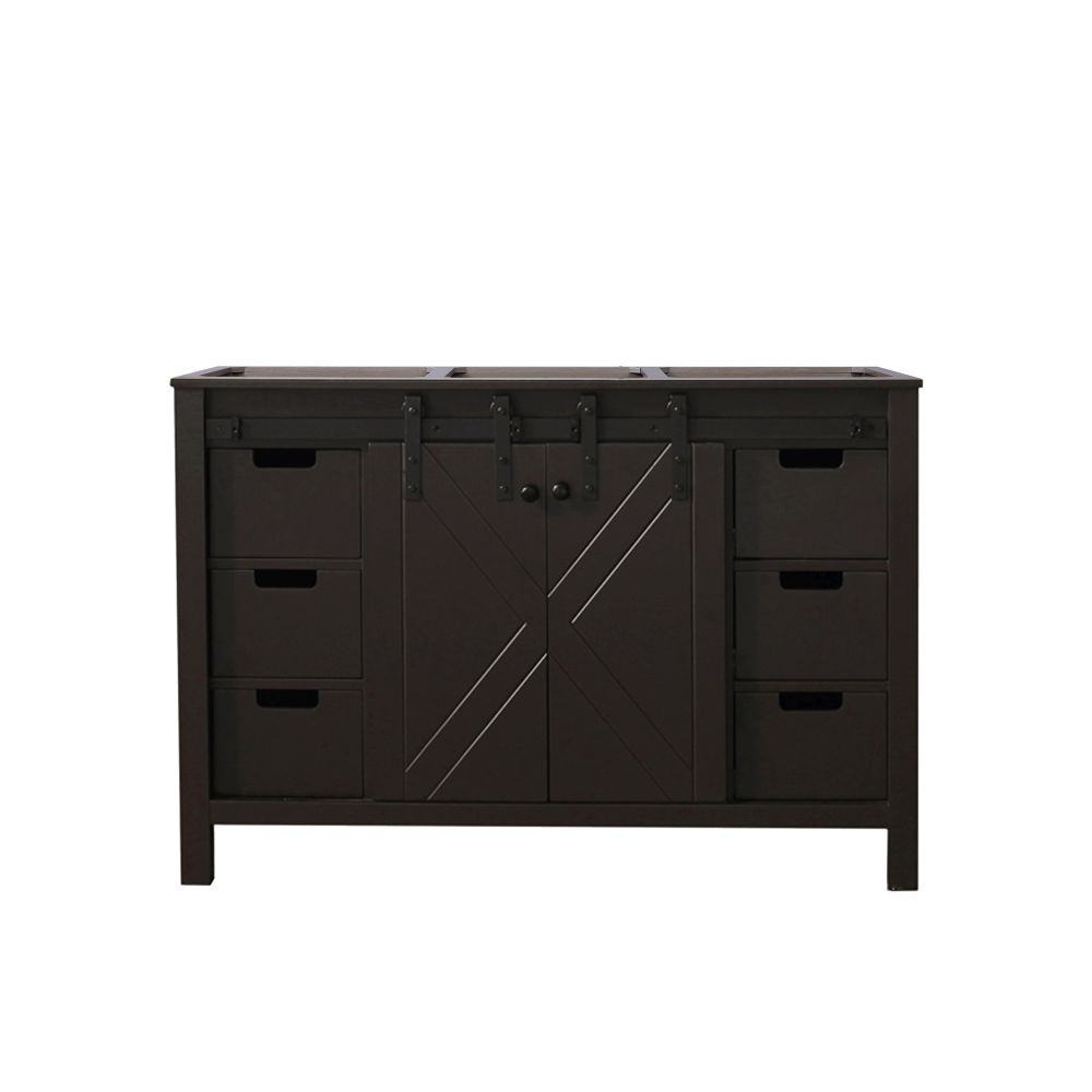 Marsyas 48 in W x 22 in. D Brown Bath Vanity