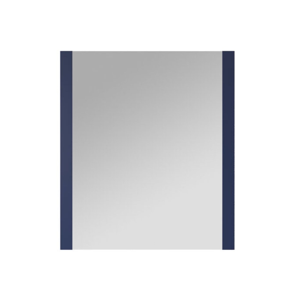 Volez 28 in W x 32 in H Navy Blue Mirror
