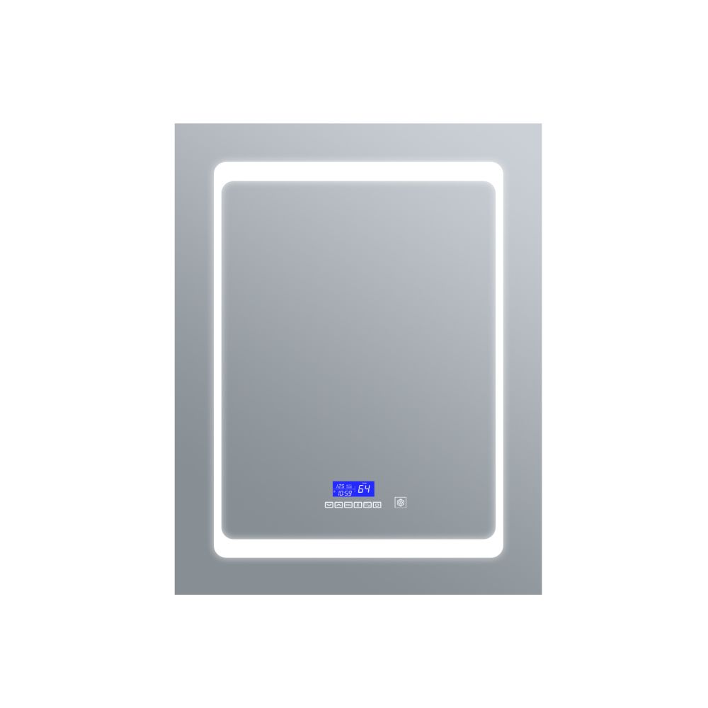 Bracciano 20 in. W x 28 in. H Surface-Mount LED Mirror Medicine Cabinet with Defogger