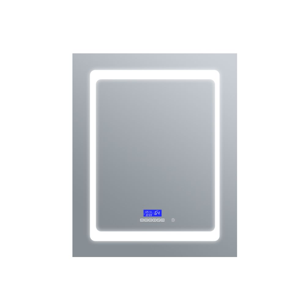 Bracciano 24 in. W x 32 in. H Surface-Mount LED Mirror Medicine Cabinet with Defogger
