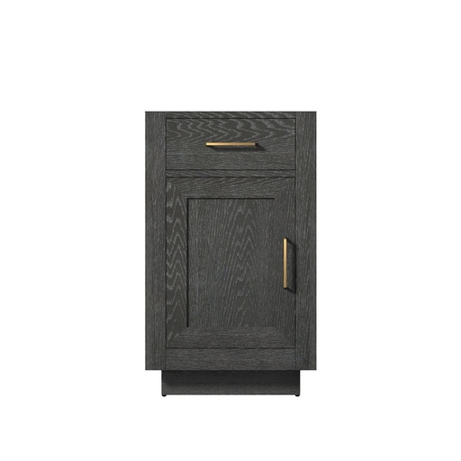 [LVA20SJ000] Abbey 20 in W x 18 in. D Black Oak Single Bath Vanity