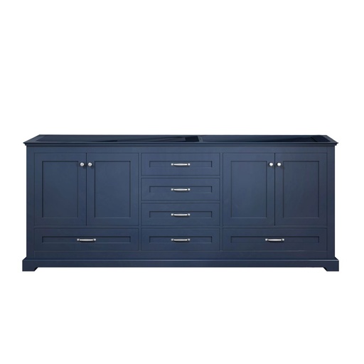 [LVD80DE000] Dukes 80 in. W x 22 in. D Navy Blue Double Bath Vanity