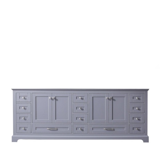 [LVD84DB000] Dukes 84 in. W x 22 in. D Dark Grey Double Bath Vanity