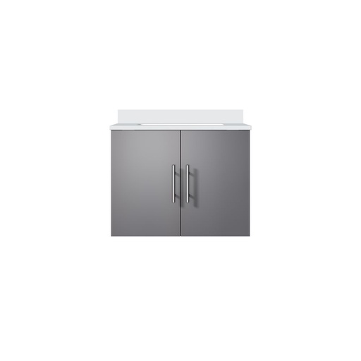 [LVG24SB300] Geneva 24 in. W x 22 in. D Dark Grey Bath Vanity and Cultured Marble Top