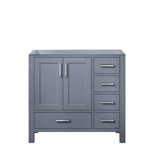 [LVJ36SB000L] Jacques 36 in. W x 22 in. D Left Offset Dark Grey Bath Vanity