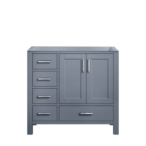 [LVJ36SB000R] Jacques 36 in. W x 22 in. D Right Offset Dark Grey Bath Vanity